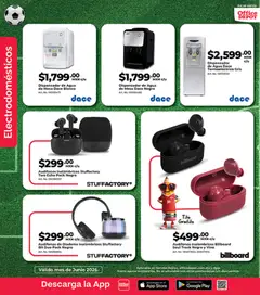 Vista previa de Office Depot catálogo, nuevo folleto de la tienda, válido en México a partir del 01.06.2026 | Página: 24 | Productos: Agua, Audífonos, Vino, Mesa