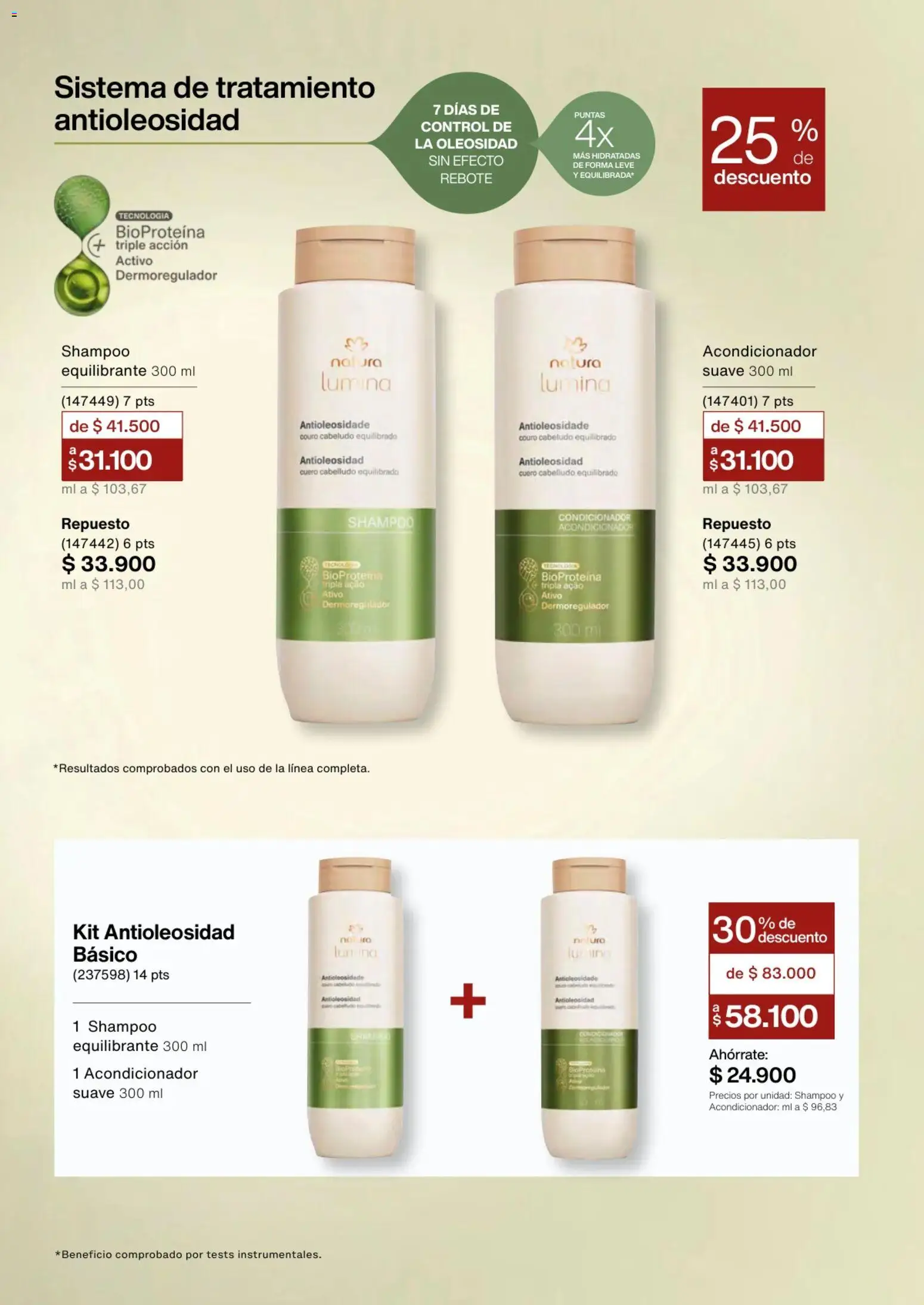 Natura revista - valida desde el 01/03/2026 | Página: 127 | Productos: Shampoo, Acondicionador
