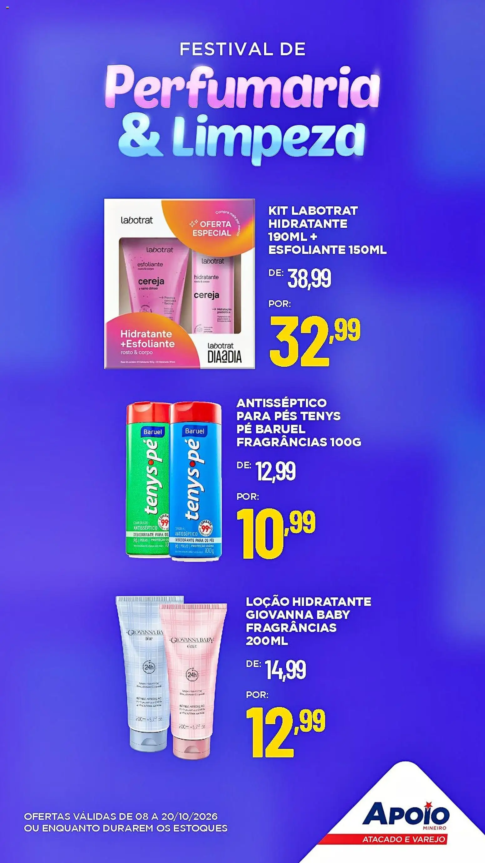 Apoio Mineiro Folheto - válido de 08/09/2026 | Página: 2 | Produtos: Cereja, Pó, Desodorante, Polvo