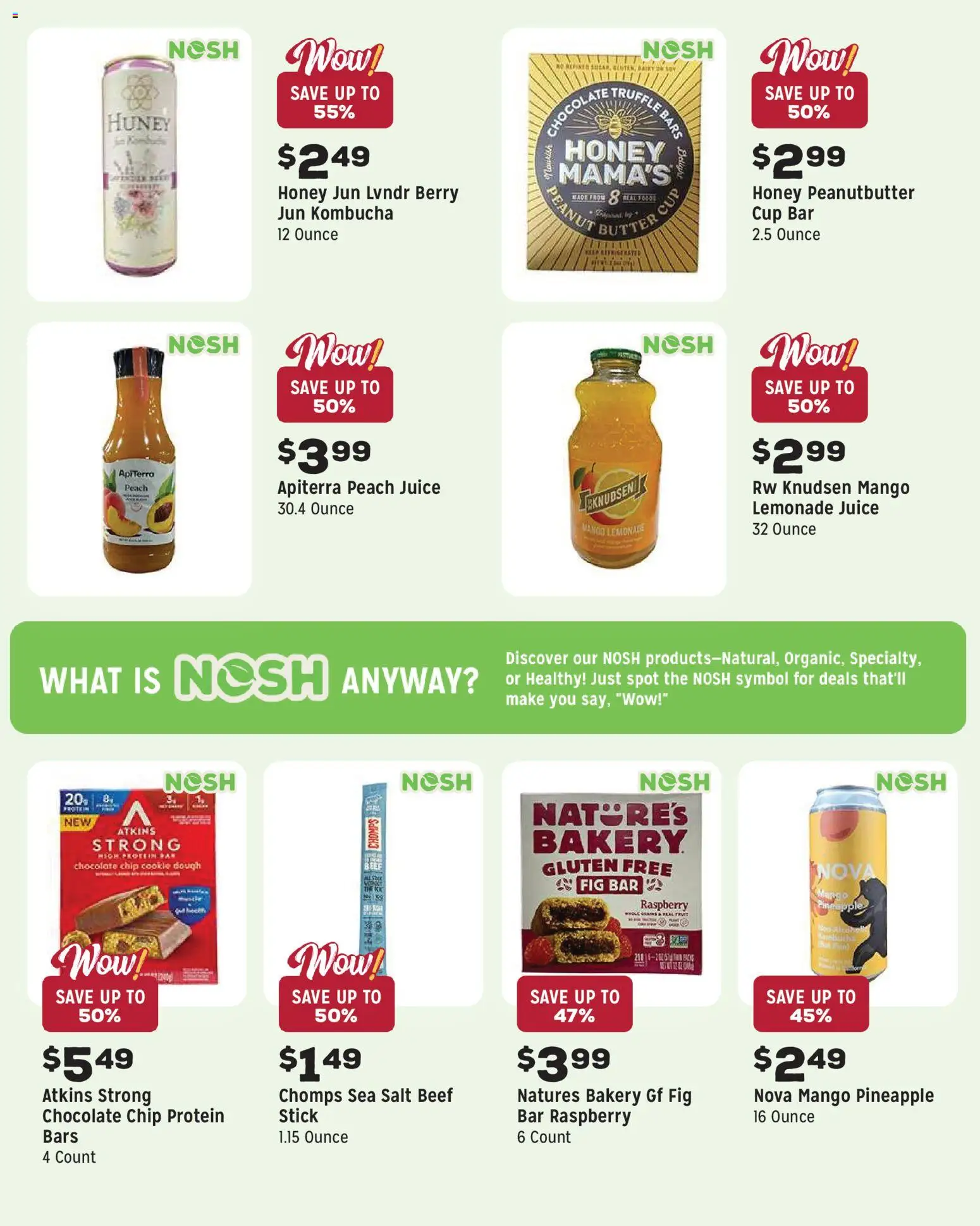 Grocery Outlet Weekly Ad - ID - valid from 10.06.2026 | Page: 7 | Products: Bakery, Chocolate, Juice, Peach