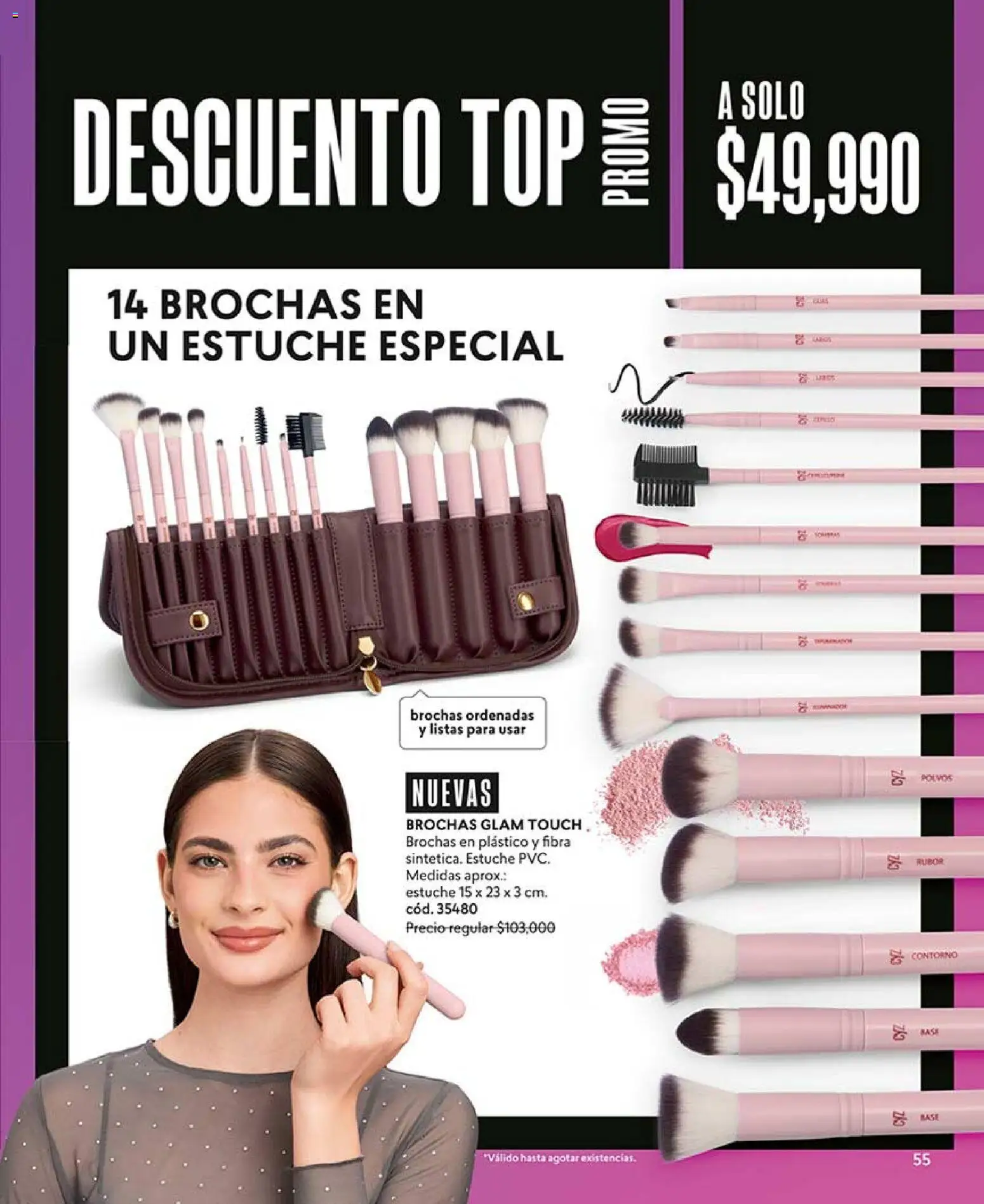 CyZone revista - valida desde el 24.04.2026 | Página: 55 | Productos: Estuche, Top, Polvo, Contorno