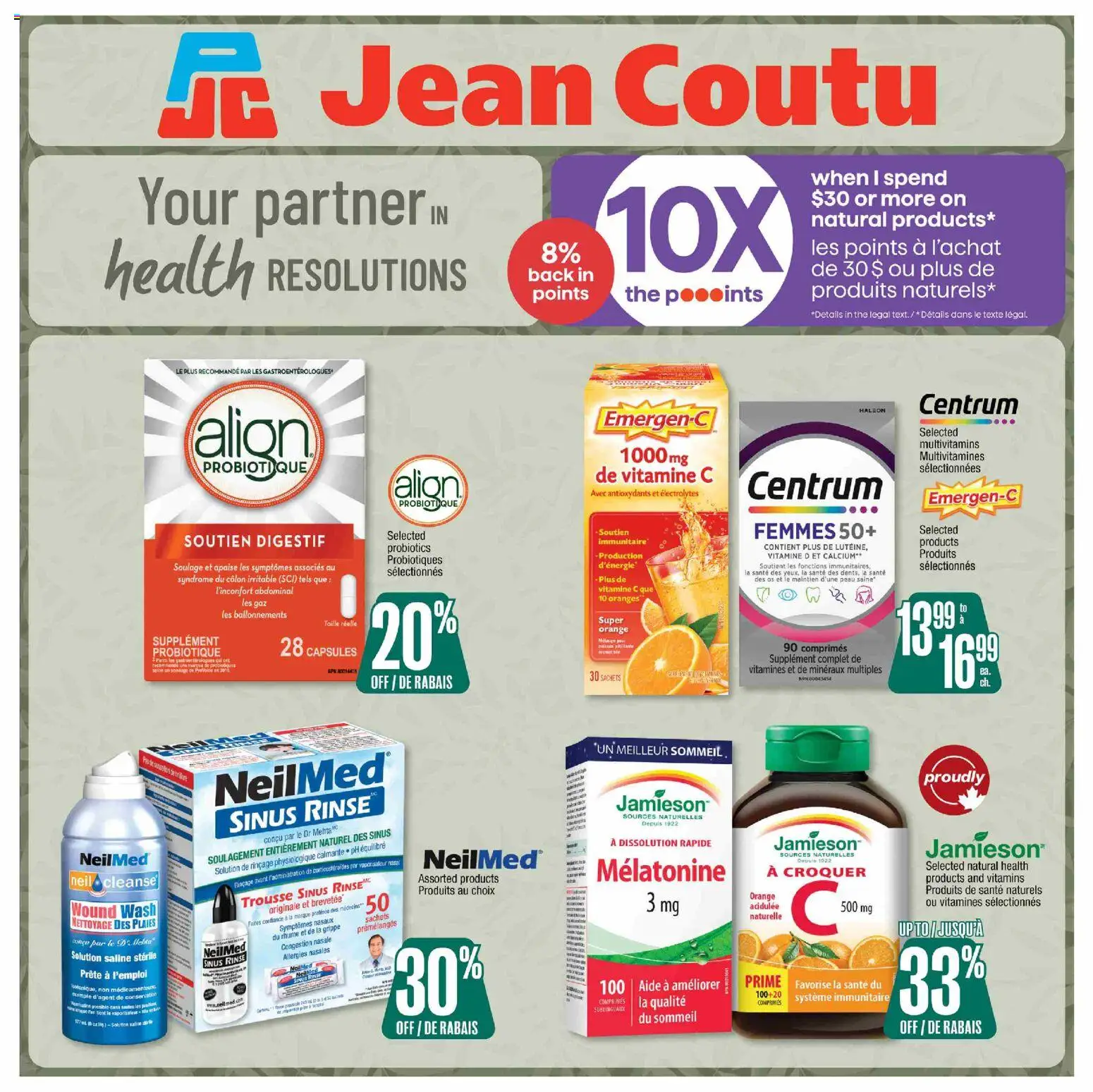 Jean Coutu flyer valid from 07.05.2026 | Page: 1 | Products: Oranges
