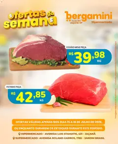 Supermercado Bergamini - Ofertas da semana - Pré-Visualização do folheto da loja Supermercado Bergamini, válido de 15/07/2026