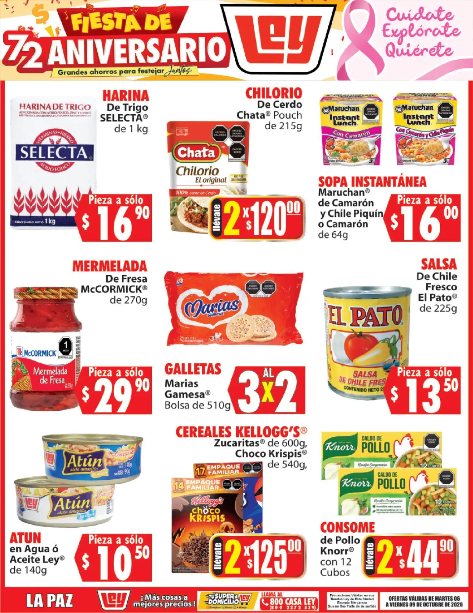 Nuevas ofertas de Casa Ley válidas en toda la República Mexicana desde el 06/10/2026. ¡Encuentra las mejores ofertas en Casa Ley folleto Autoservicio La Paz! | Página: 2