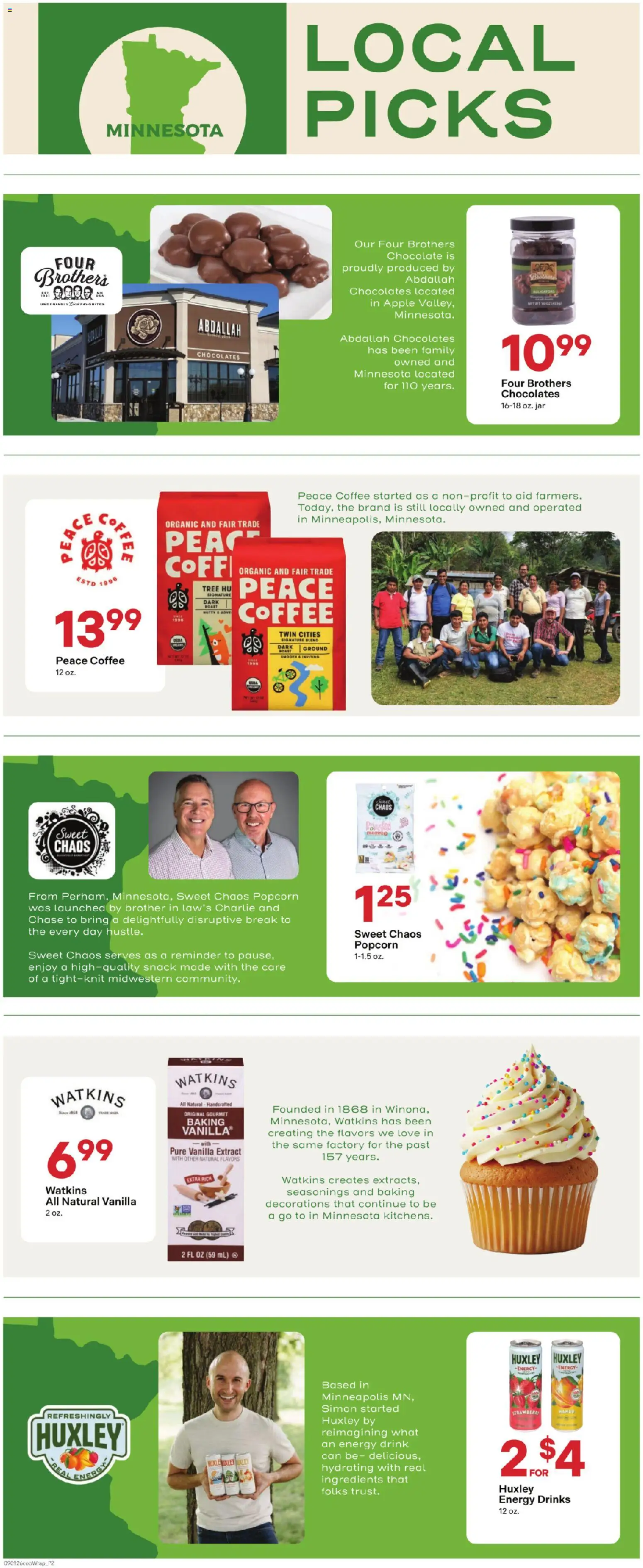 Coborn's Weekly Ad - valid from 09/09/2026 | Page: 3 | Products: Popcorn, Seasonings, Mango, Energy drink