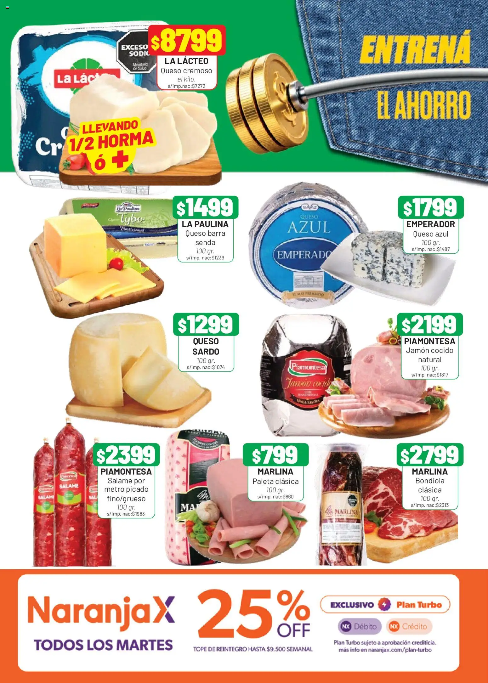 Almacor catálogo │ válido desde el 03/09/2026 | Página: 4 | Productos: Paleta, Queso, Jamón, Salame