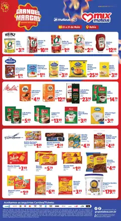 Mateus ofertas Grandes Marcas - Pré-Visualização do folheto da loja Mateus, válido de 22.05.2026