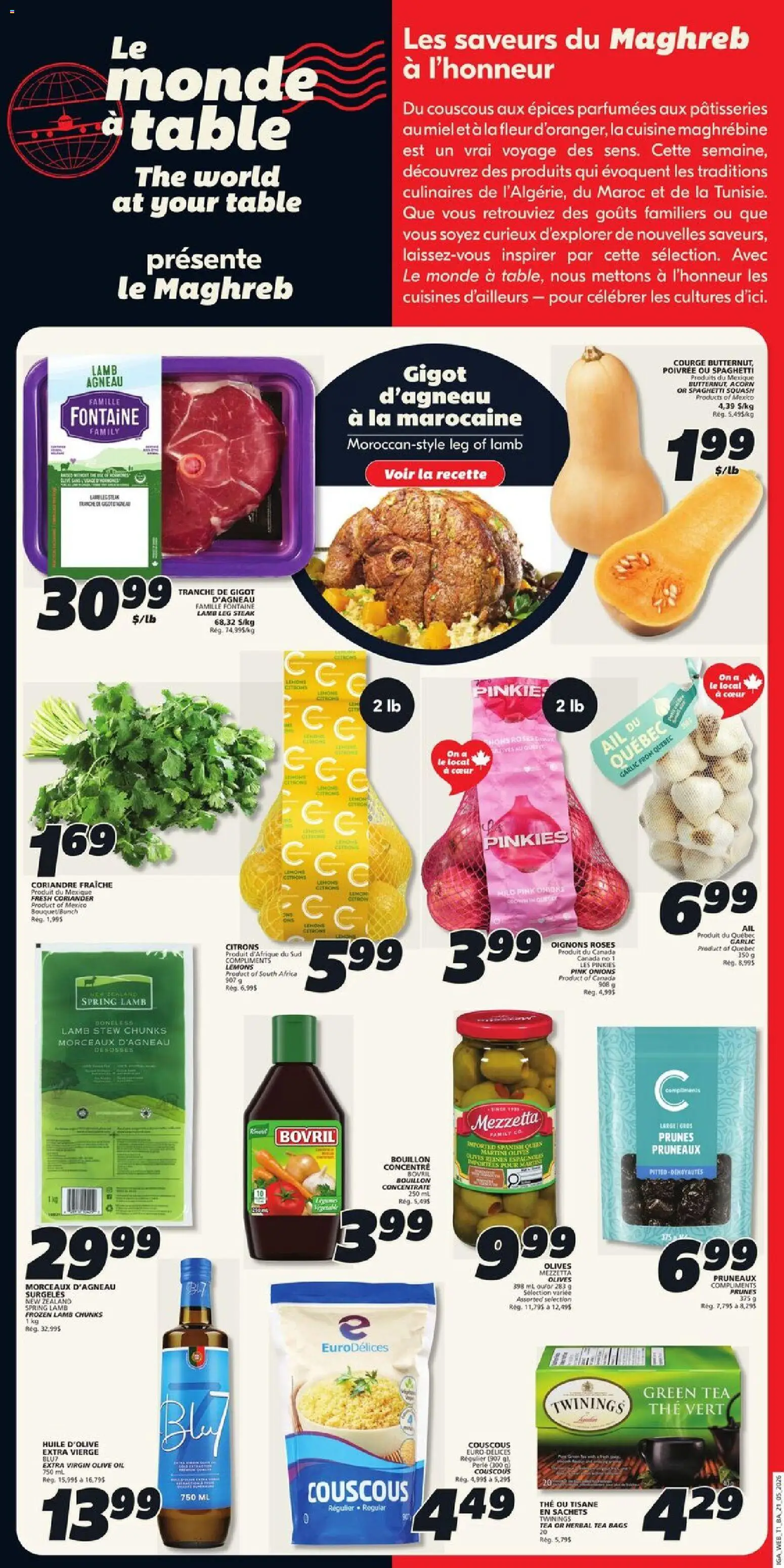 IGA flyer valid from 21.05.2026 | Page: 14 | Products: Tea, Table
