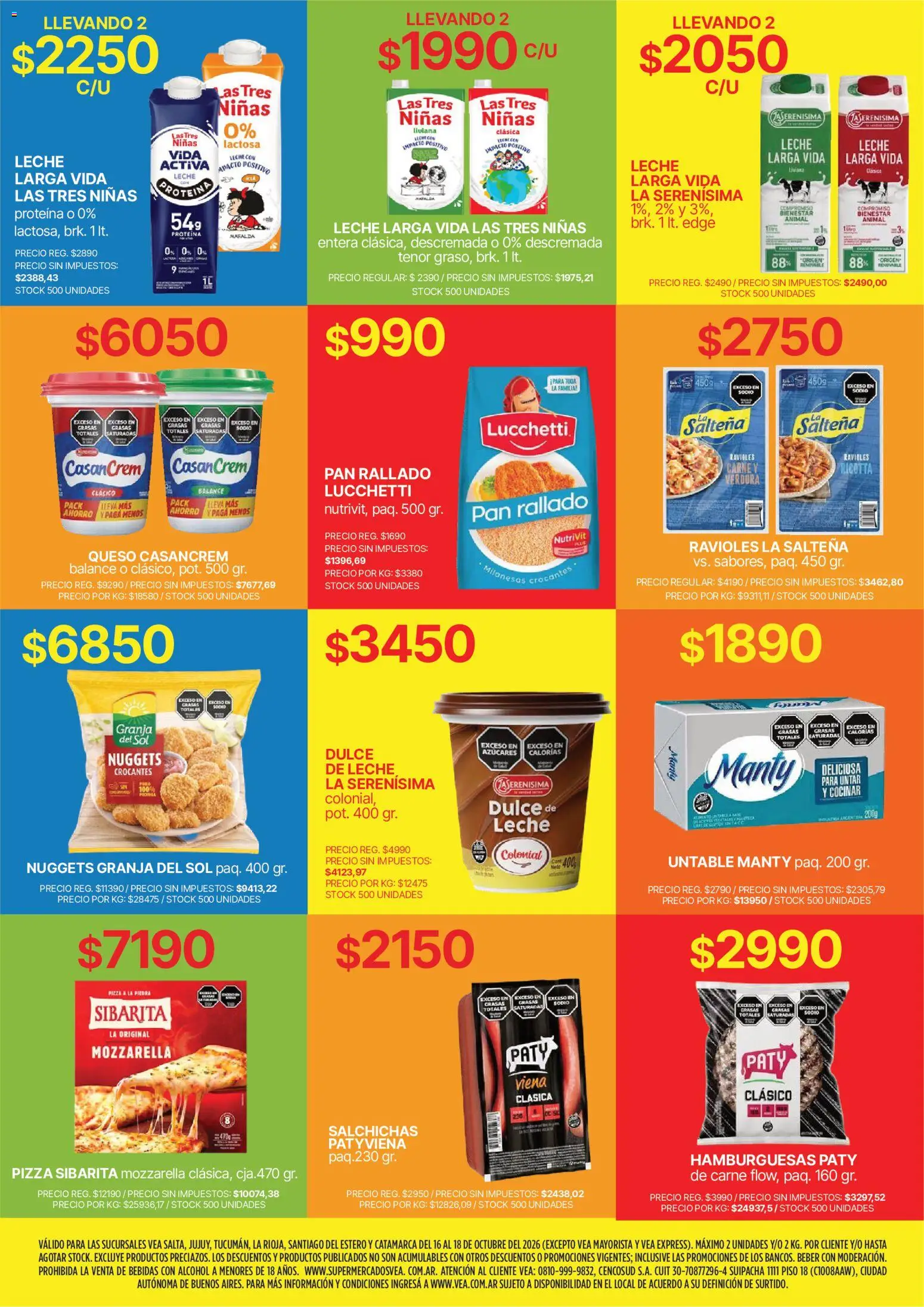 Vea - Fin de semana de ahorro | NOA │ válido desde el 16/10/2026 | Página: 8