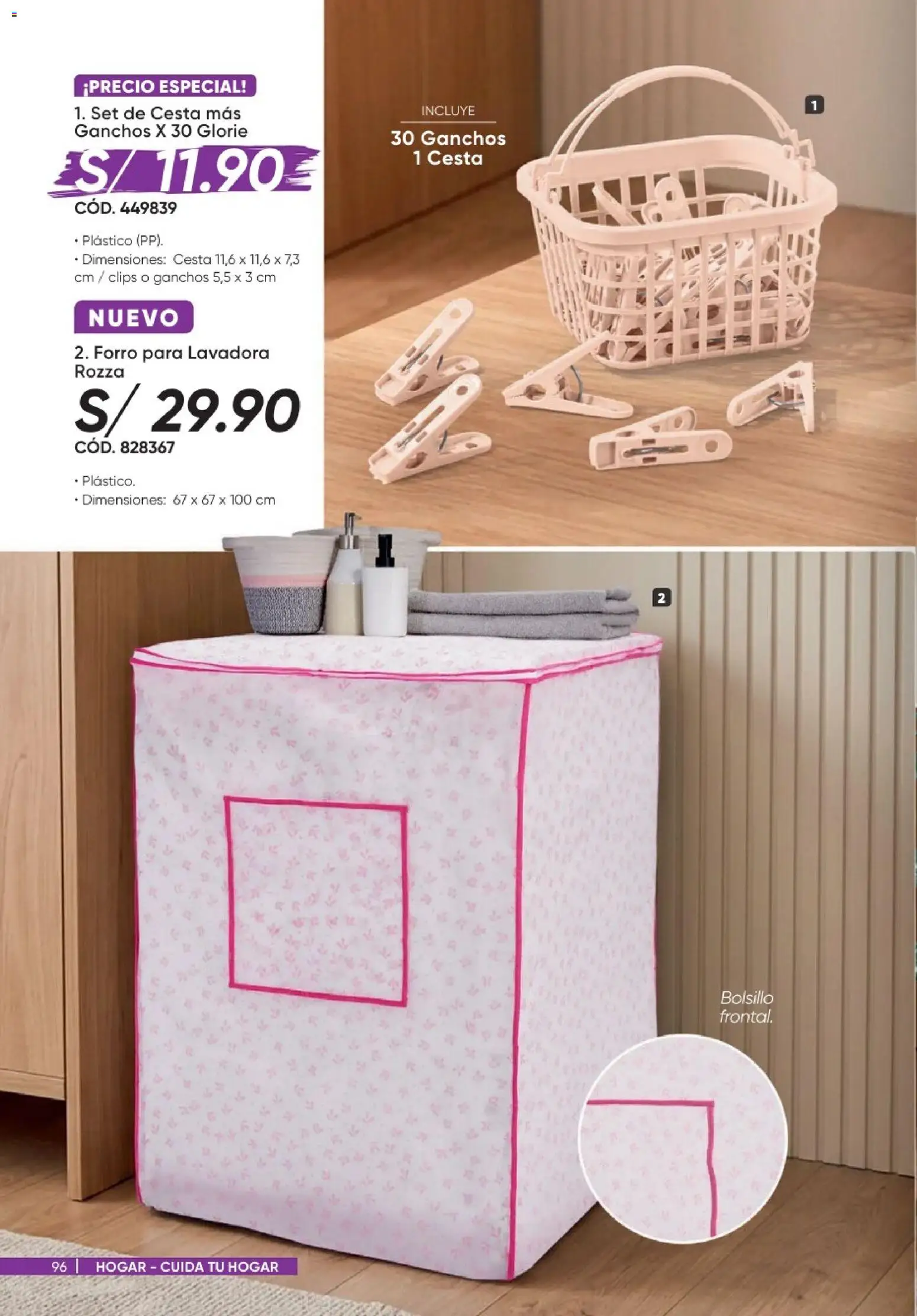Catálogo Azzorti válido desde 20/09/2026 | Página: 96 | Productos: Cesta, Lavadora