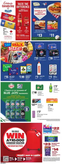 Preview of Loblaws weekly flyer / circulaire from shop Loblaws valid from Jul 2, 2026 | Page: 17 | Products: Pasta, Sponge, Chicken, Tomatoes