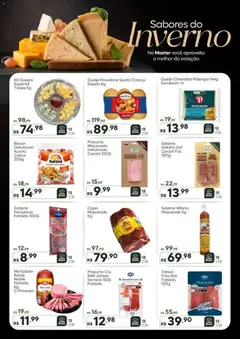 Master ofertas Especiais - Pré-Visualização do folheto da loja Master, válido de 11.05.2026 | Página: 8 | Produtos: Mortadela, Provolone, Cheddar, Tábua