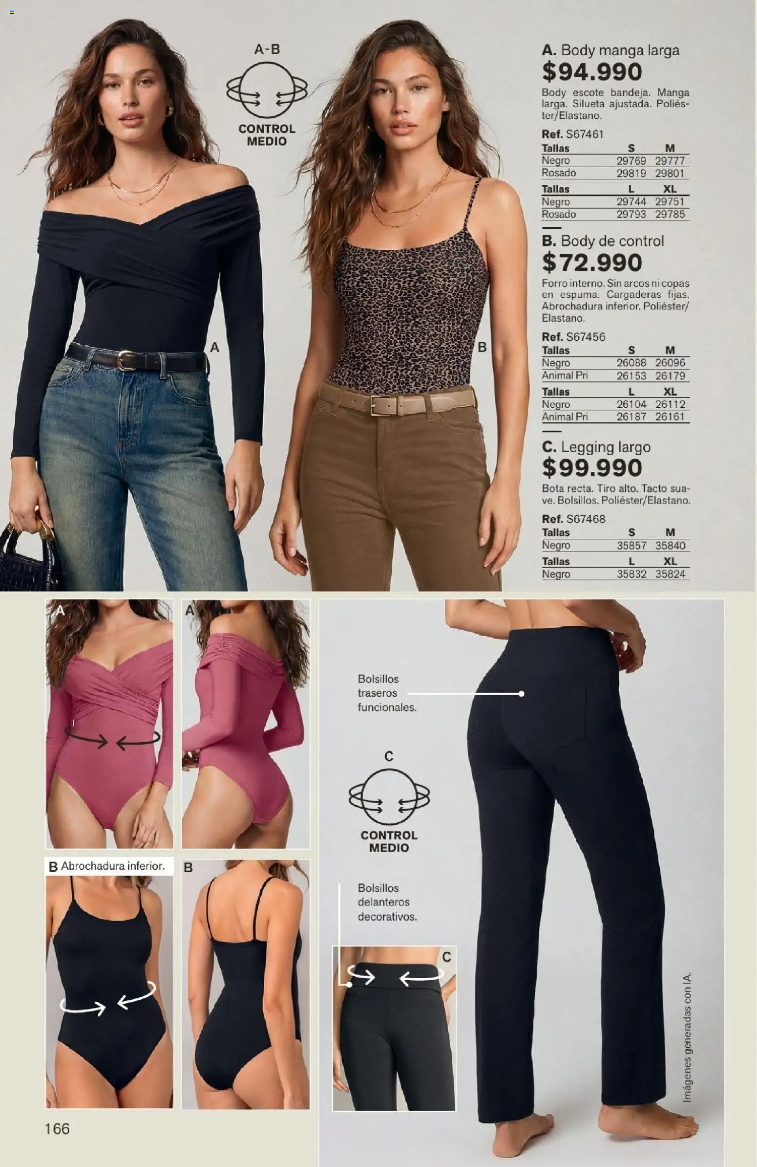 Leonisa revista - valida desde el 04/08/2026 | Página: 166 | Productos: Body