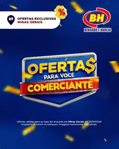 Supermercados BH ofertas Comerciante - Pré-Visualização do folheto da loja Supermercados BH, válido de 14/09/2026