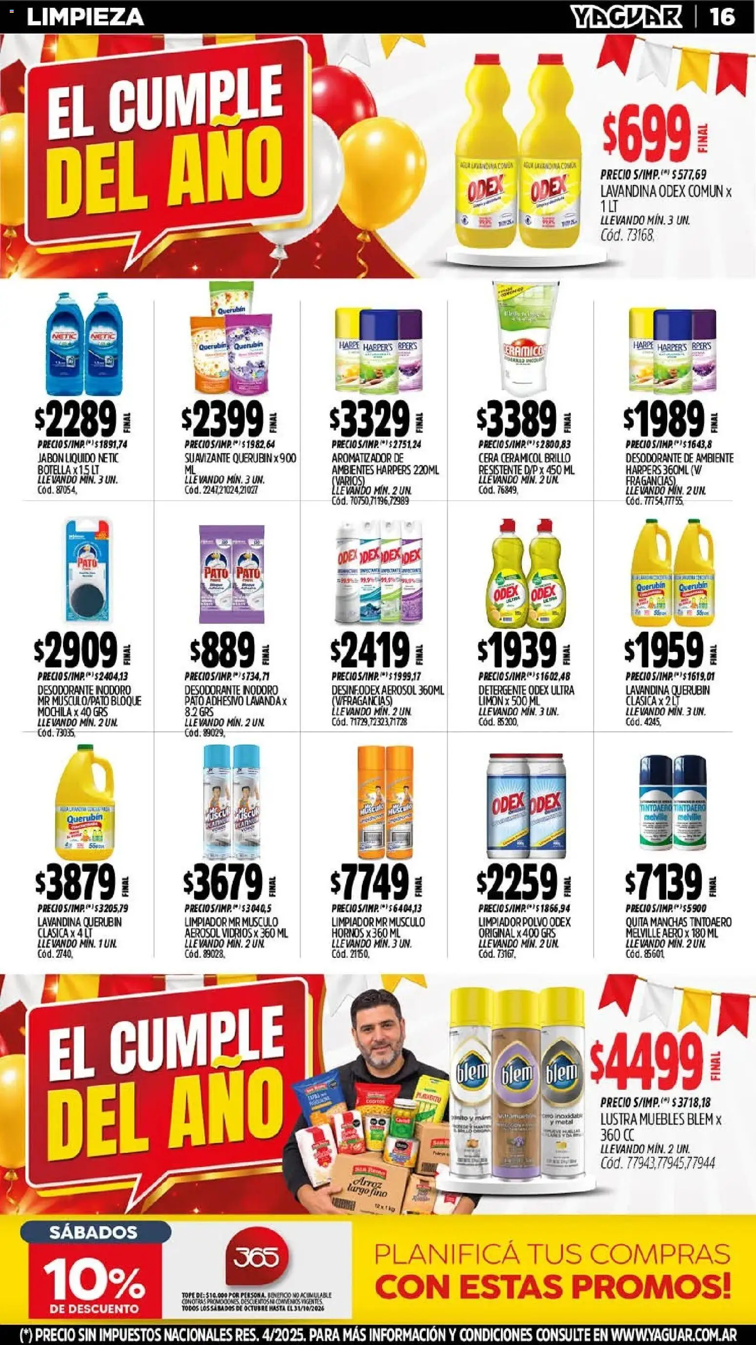 Revista de ofertas Yaguar - Página 17 - Ofertas válidas hasta el 31 de octubre de 2026