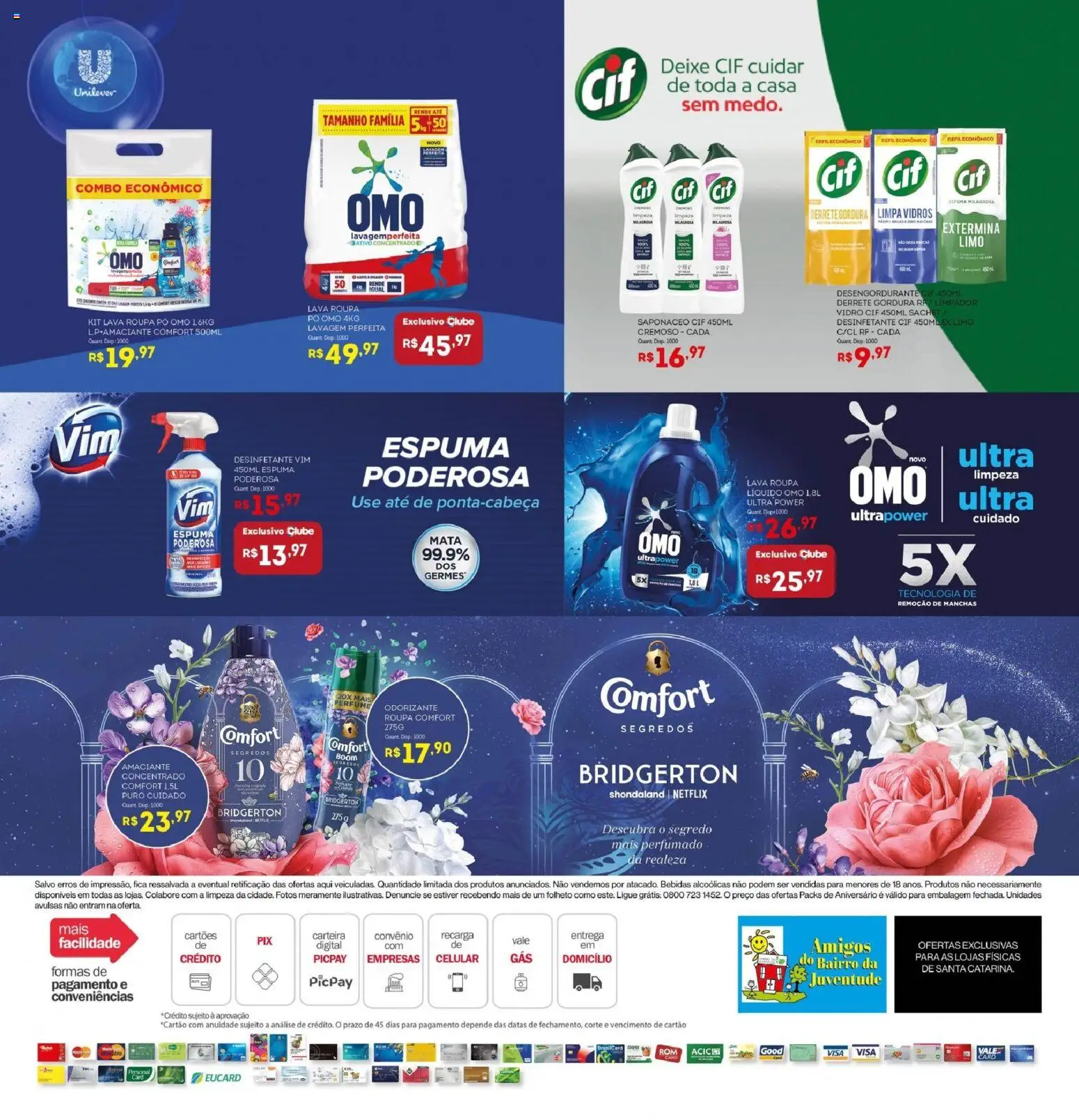Bistek Supermercados Folheto - válido de 22.04.2026 | Página: 16 | Produtos: Pó, Saponáceo, Limpa vidros, Desinfetante