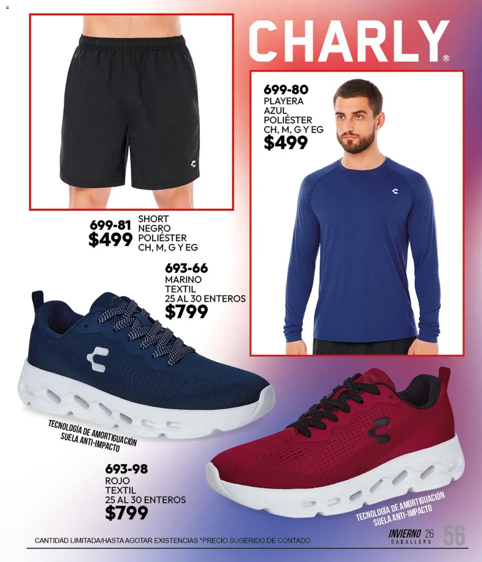 Nuevas ofertas de Cklass válidas en toda la República Mexicana desde el 11/09/2026. ¡Encuentra las mejores ofertas en Cklass catálogo Sportbrands Caballero Invierno! | Página: 67 | Productos: Playera, Short