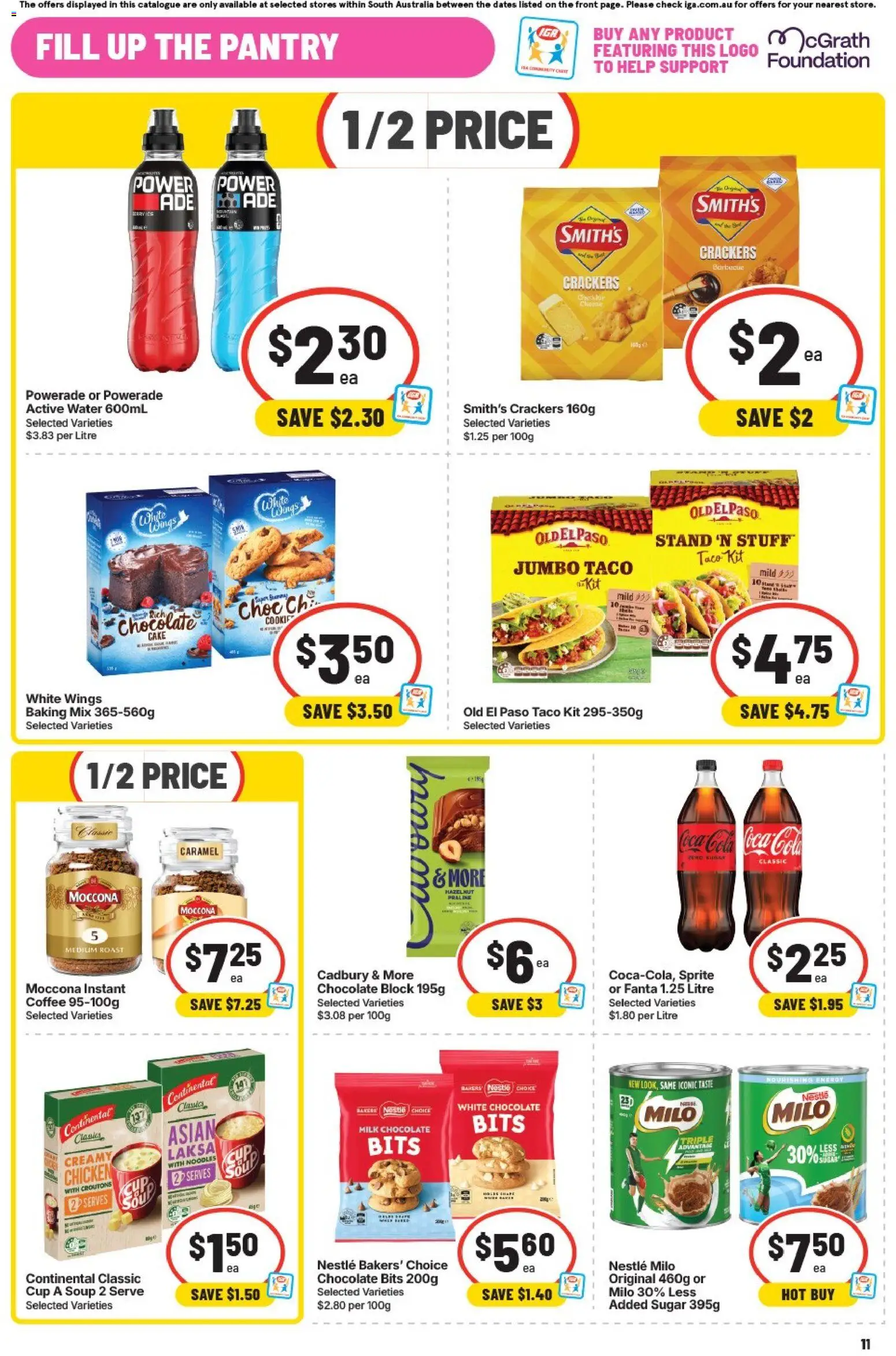 IGA catalogue - valid from 09/09/2026 | Page: 12 | Products: Crackers, Soup, Moccona, Cookies