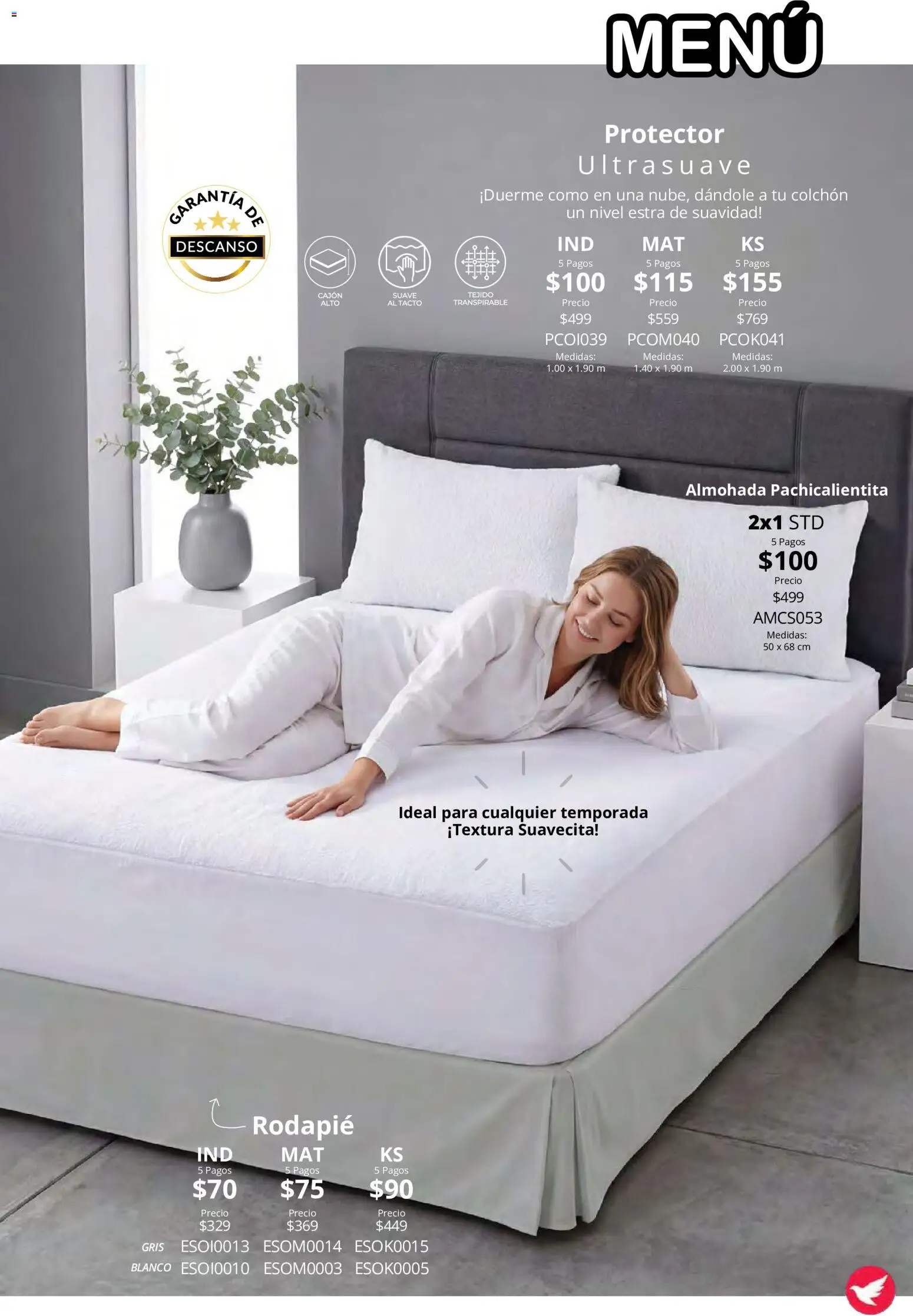 Nuevas ofertas de Colchas Concord válidas en toda la República Mexicana desde el 15/10/2026. ¡Encuentra las mejores ofertas en Colchas Concord catálogo! | Página: 147