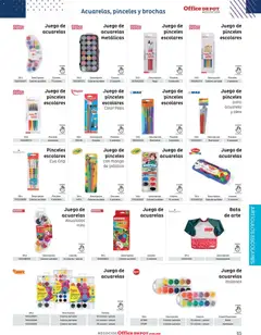 Vista previa de Office Depot catálogo 2026, nuevo folleto de la tienda, válido en México a partir del 12/01/2026 | Página: 67 | Productos: Pincel, Mango, Juego, Bata