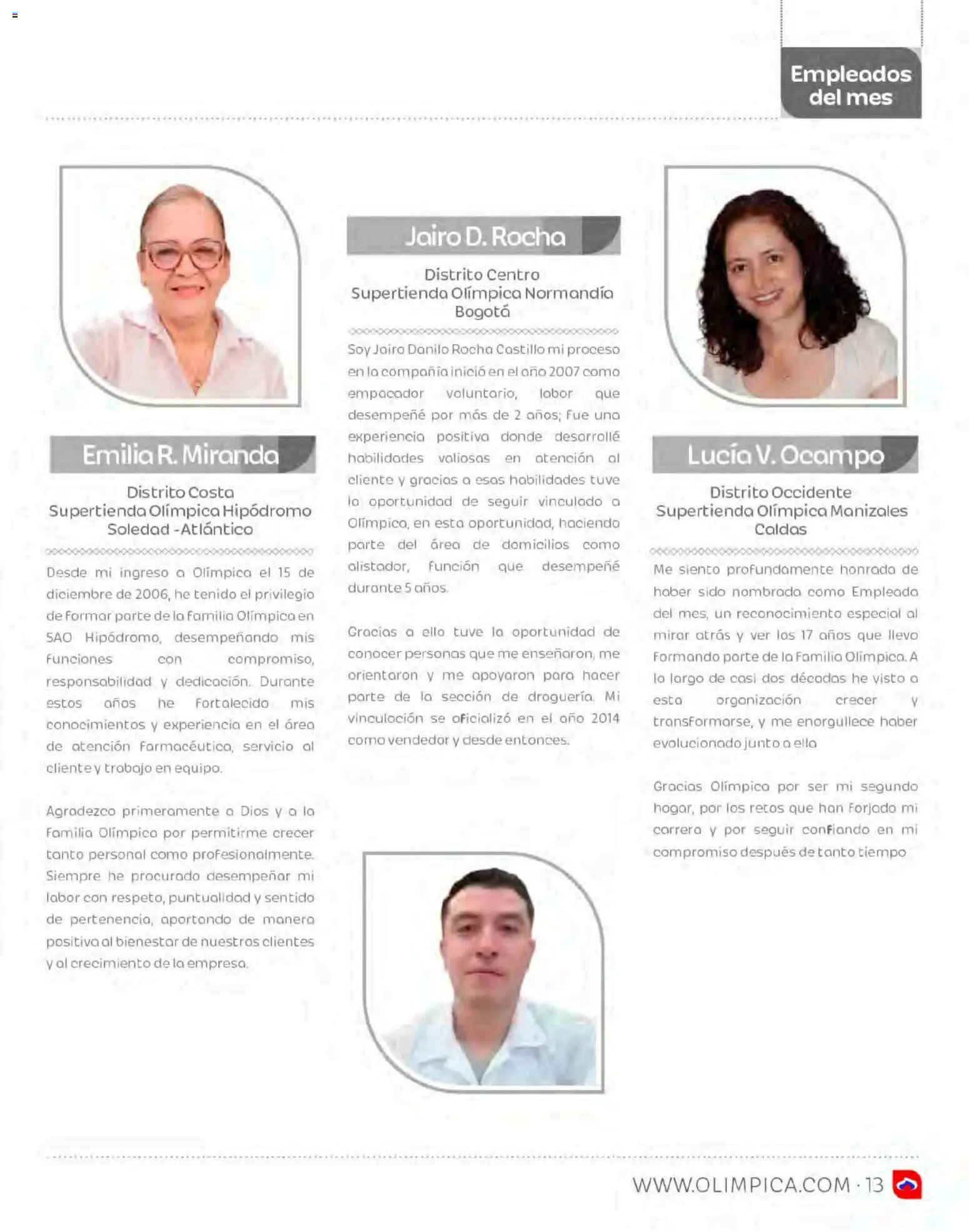Olímpica revista - valida desde el 01/07/2026 | Página: 13