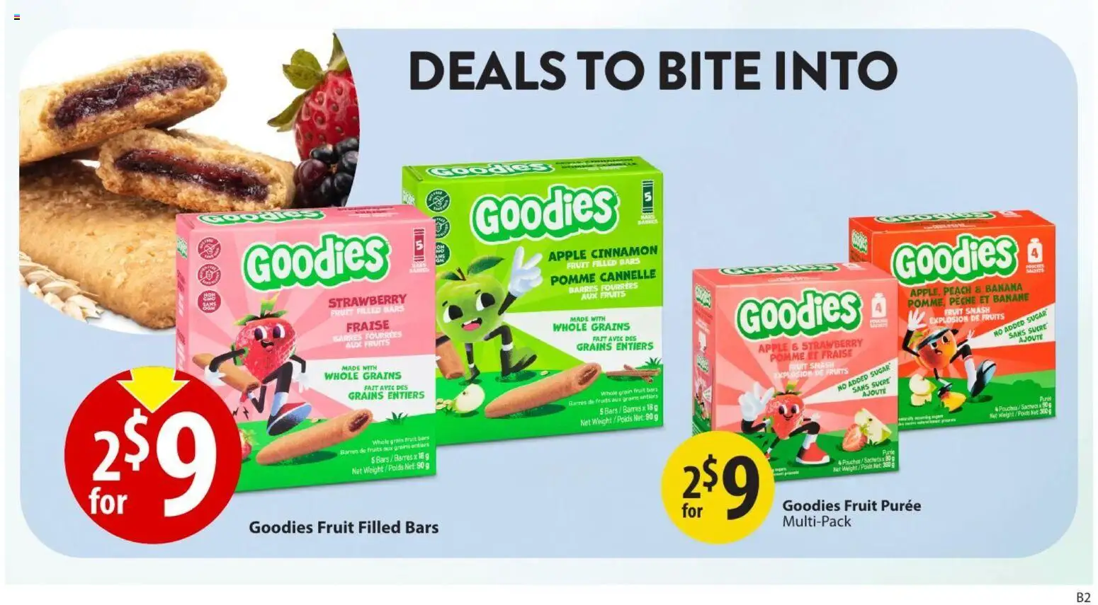 Save on foods flyer valid from Aug 6, 2026 | Page: 25 | Products: Fruit, Sugar, Grains, Sachets