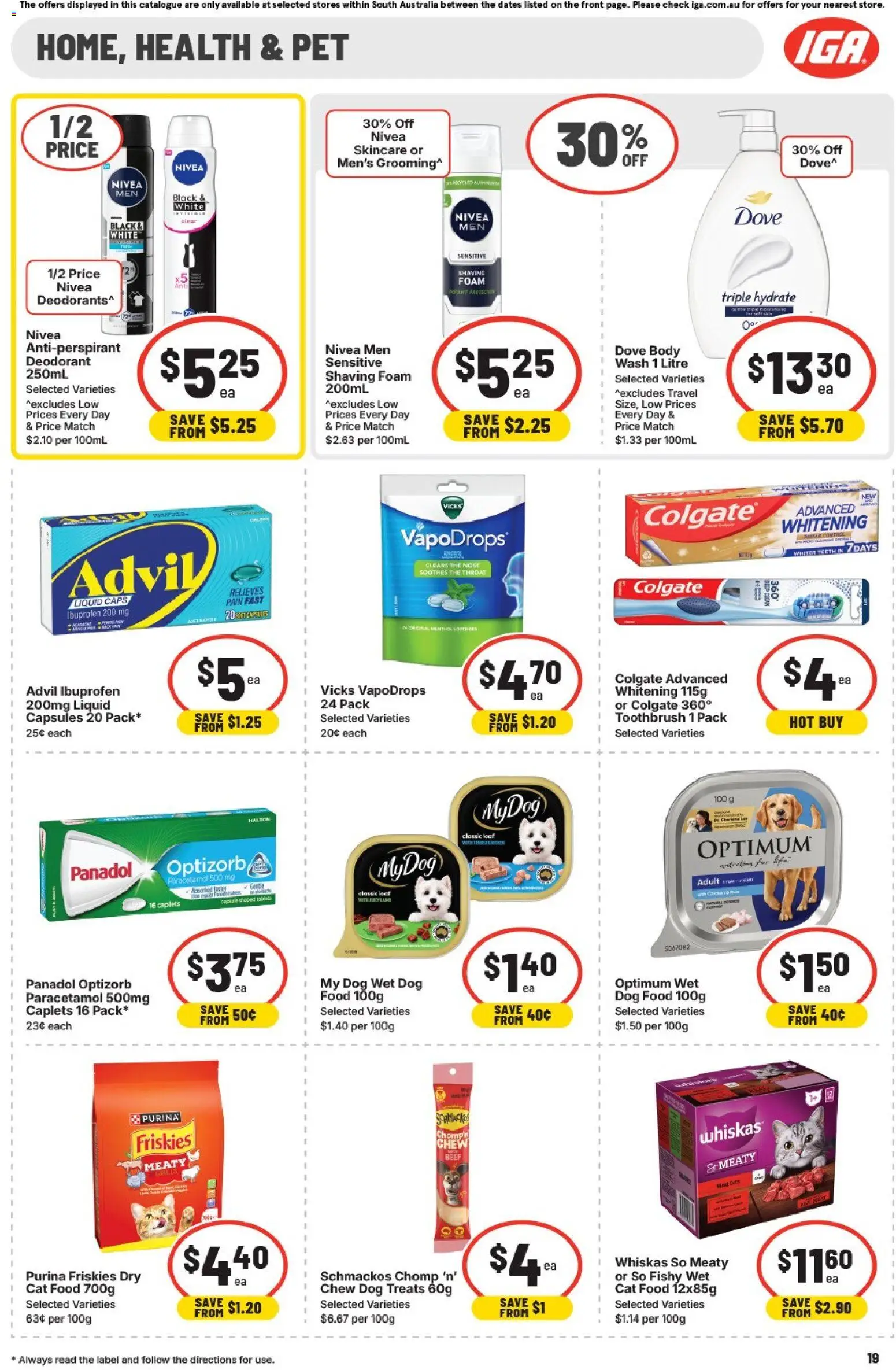 IGA catalogue - valid from 20.05.2026 | Page: 16 | Products: Deodorant, Antiperspirant, Dog food, Toothbrush