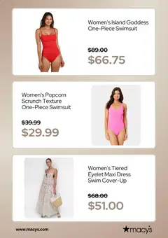 Preview of Macy's weekly ads valid from 10.05.2026 | Page: 4 | Products: Dress