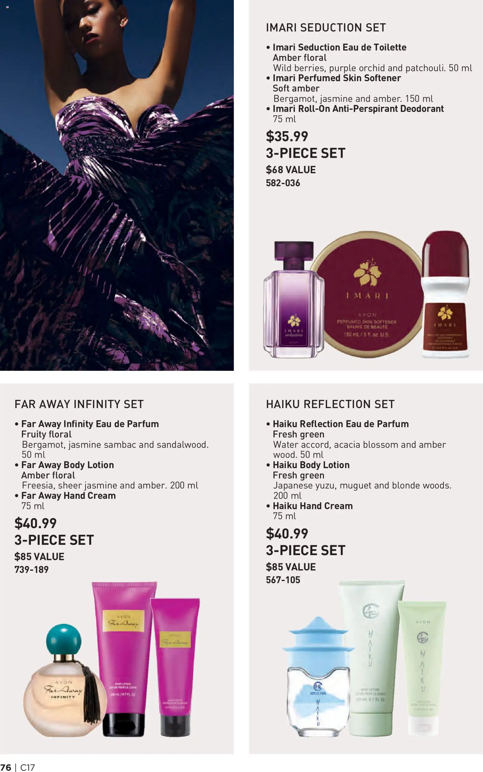 Avon flyer valid from Aug 13, 2026 | Page: 76 | Products: Water, Eau de toilette, Body lotion, Toilette