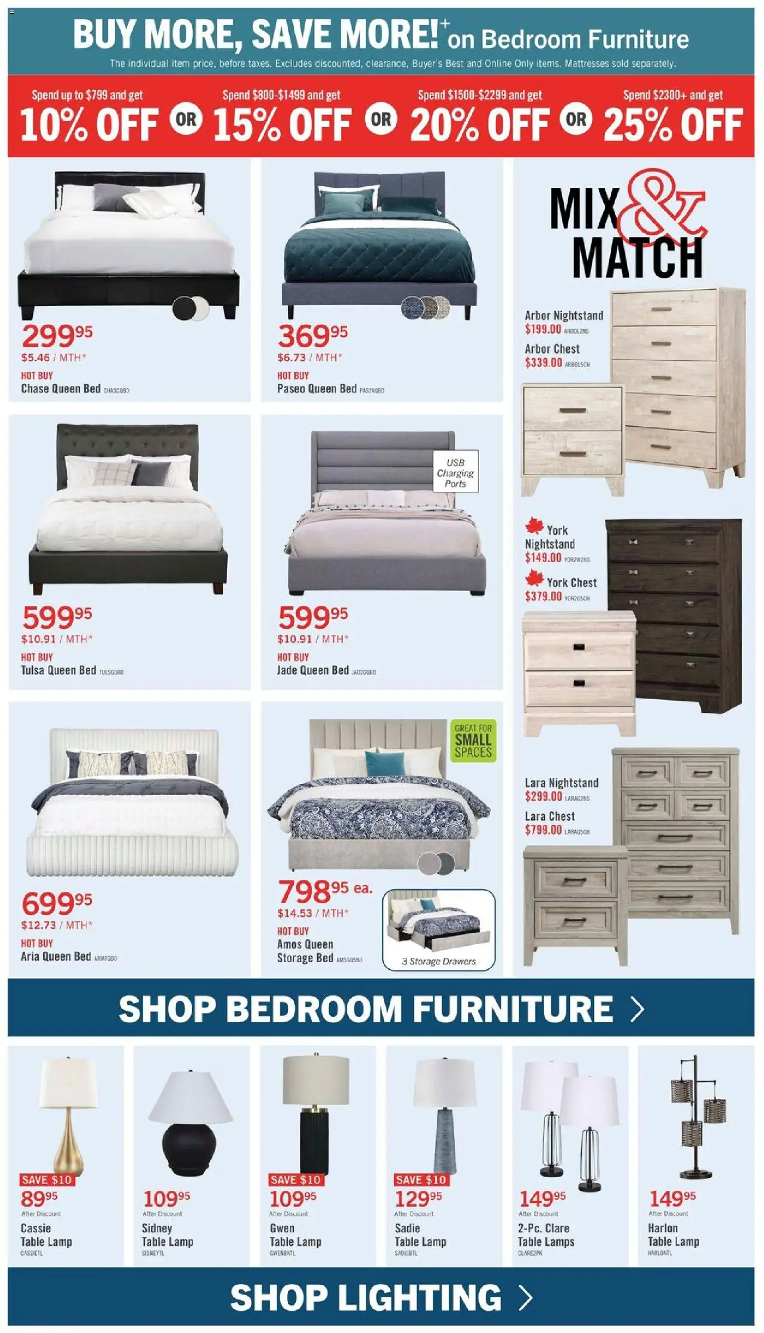 The Brick flyer valid from Aug 20, 2026 | Page: 9 | Products: Table lamp, Mattresses, Table, Lamp