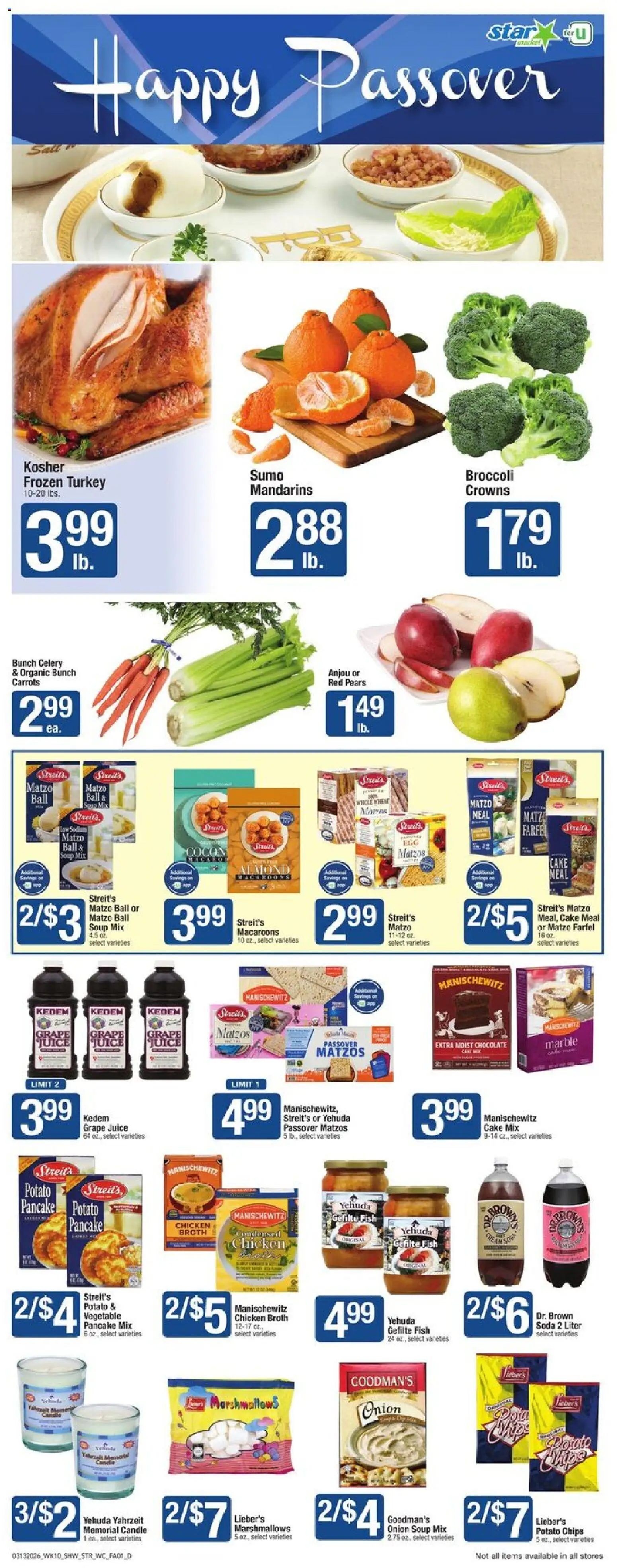 Star Market Weekly Ad - MA - valid from 13.03.2026 | Page: 5 | Products: Mandarins, Crowns, Chocolate, Juice