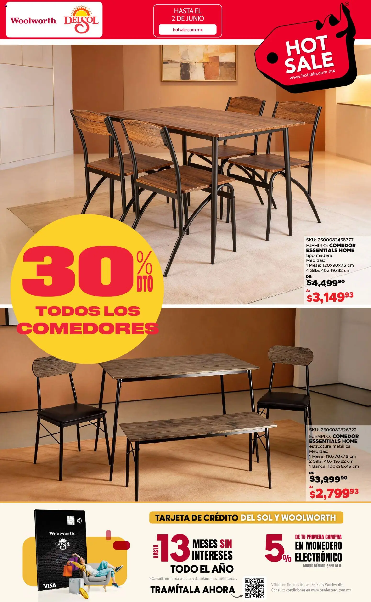 Nuevas ofertas de Del Sol y Woolworth válidas en toda la República Mexicana desde el 25.05.2026. ¡Encuentra las mejores ofertas en Del Sol y Woolworth Hot Sale! | Página: 25
