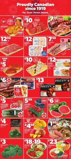 Preview of Loblaws weekly flyer / circulaire from shop Loblaws valid from Jun 25, 2026 | Page: 4 | Products: Potatoes, Bag, Chicken, Tomatoes