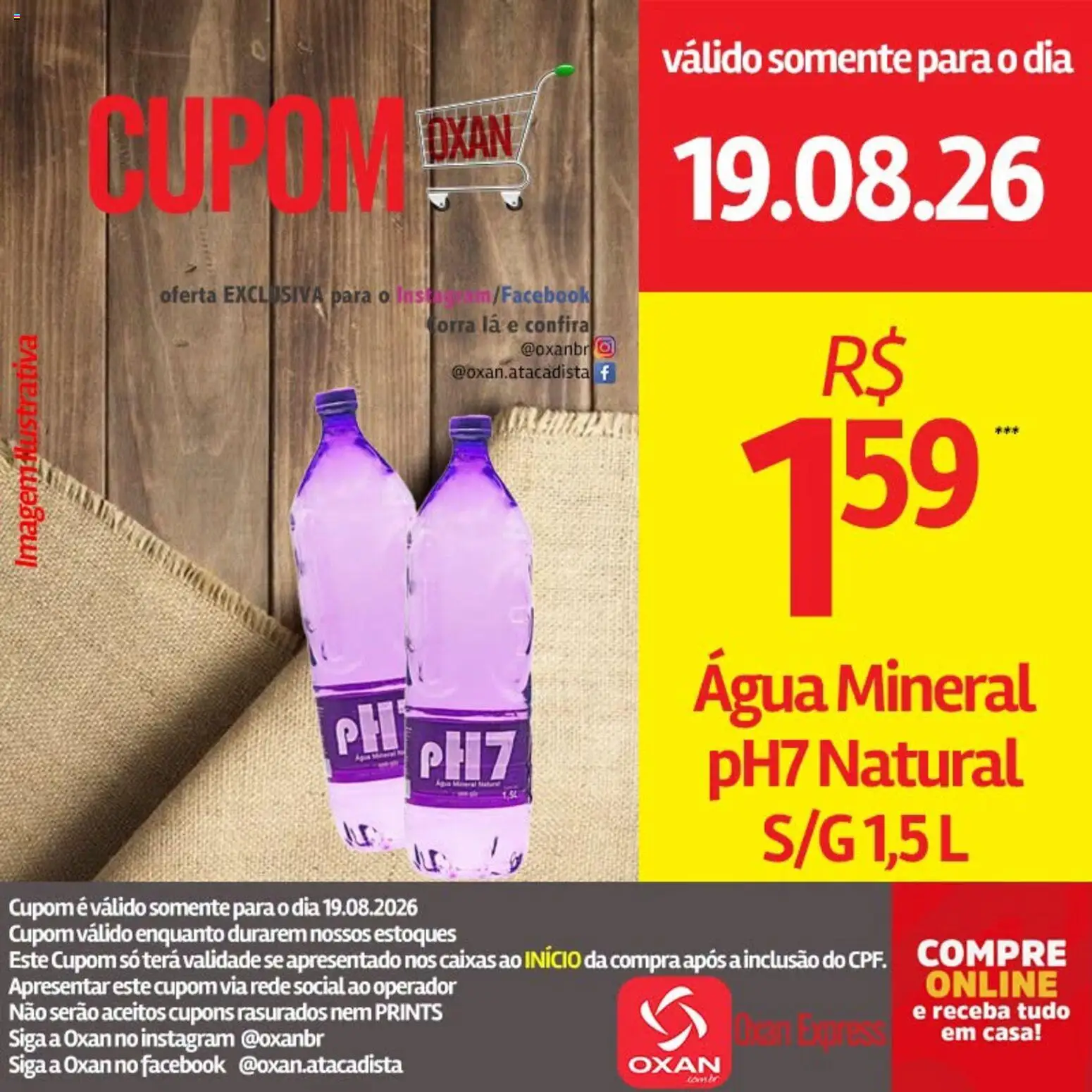 Oxan Atacadista Folheto - válido de 19/08/2026 | Página: 24 | Produtos: Água, Água mineral