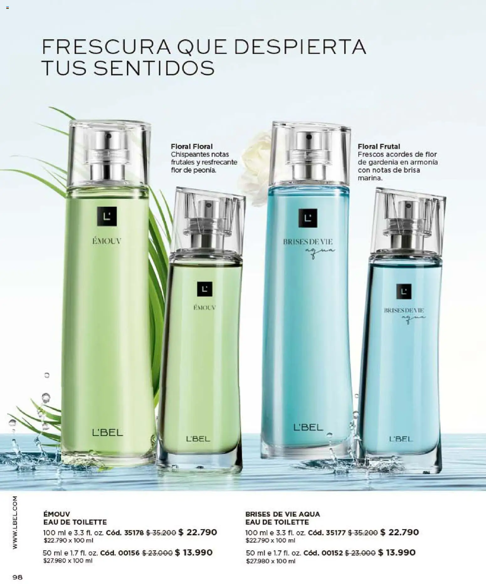 Catálogo L'Bel Campaña 10 │ válido desde el 01.06.2026 | Página: 98 | Productos: Eau de toilette