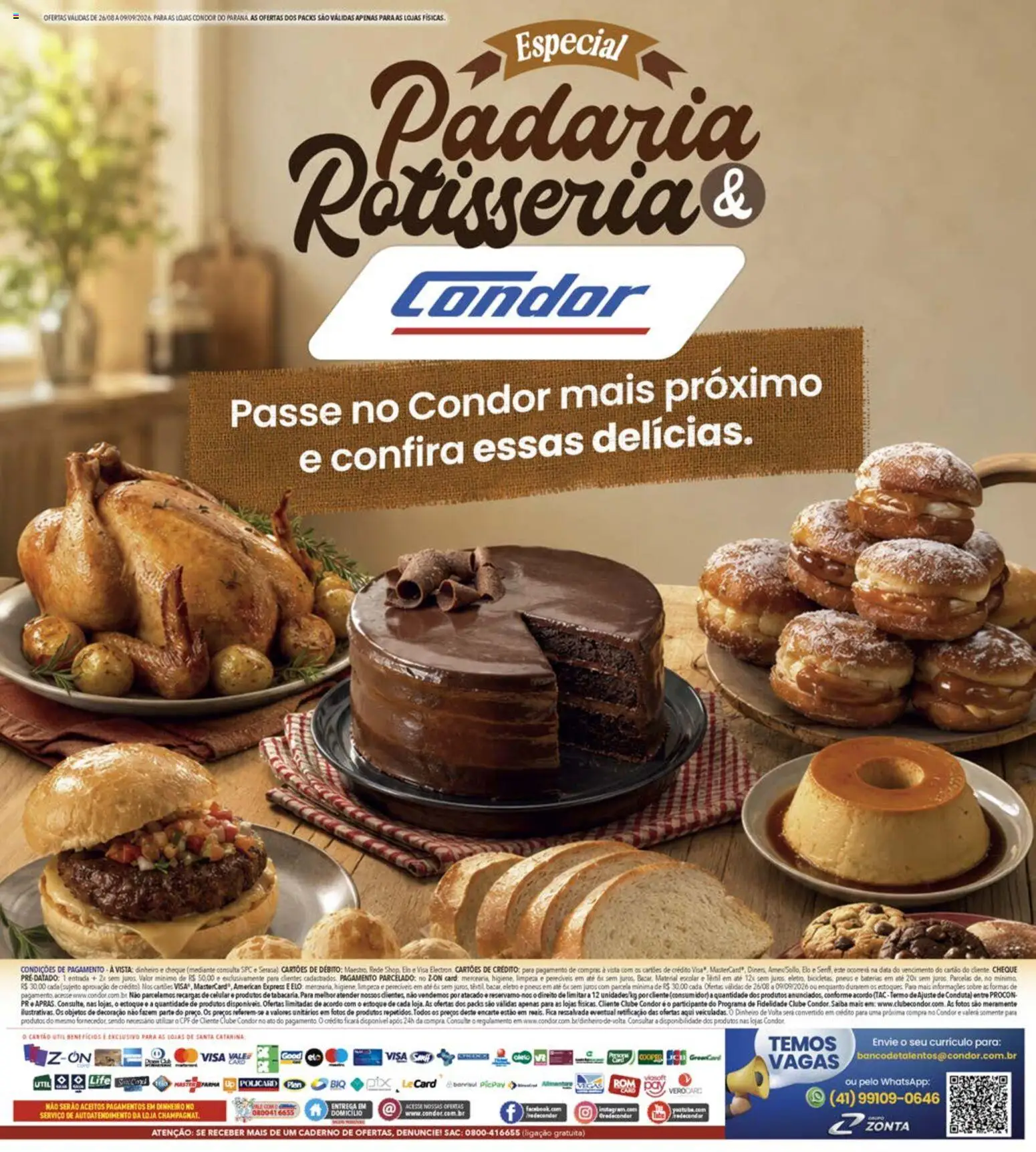 Supermercados Condor Folheto - válido de 26/08/2026 | Página: 32 | Produtos: Celular, Decoração, Pneus, Caderno