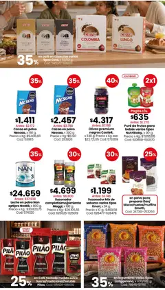Vista previa Coto - Almacén y bebidas válido desde el 29/06/2026 | Página: 2 | Productos: Leche en polvo, Café, Té, Cacao