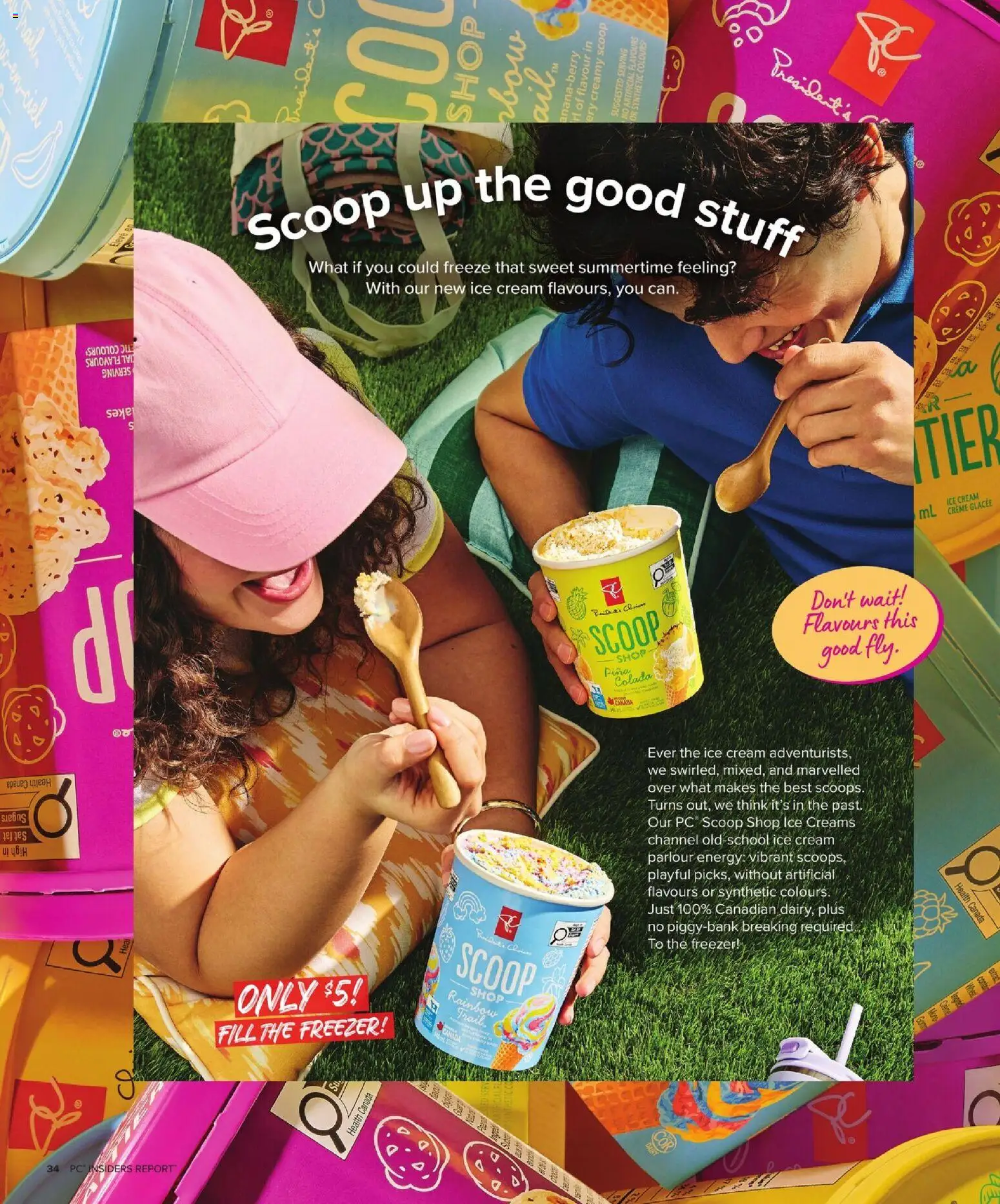 Atlantic Superstore flyer valid from 14.05.2026 | Page: 34 | Products: Cream, Ice cream, PC, Freezer