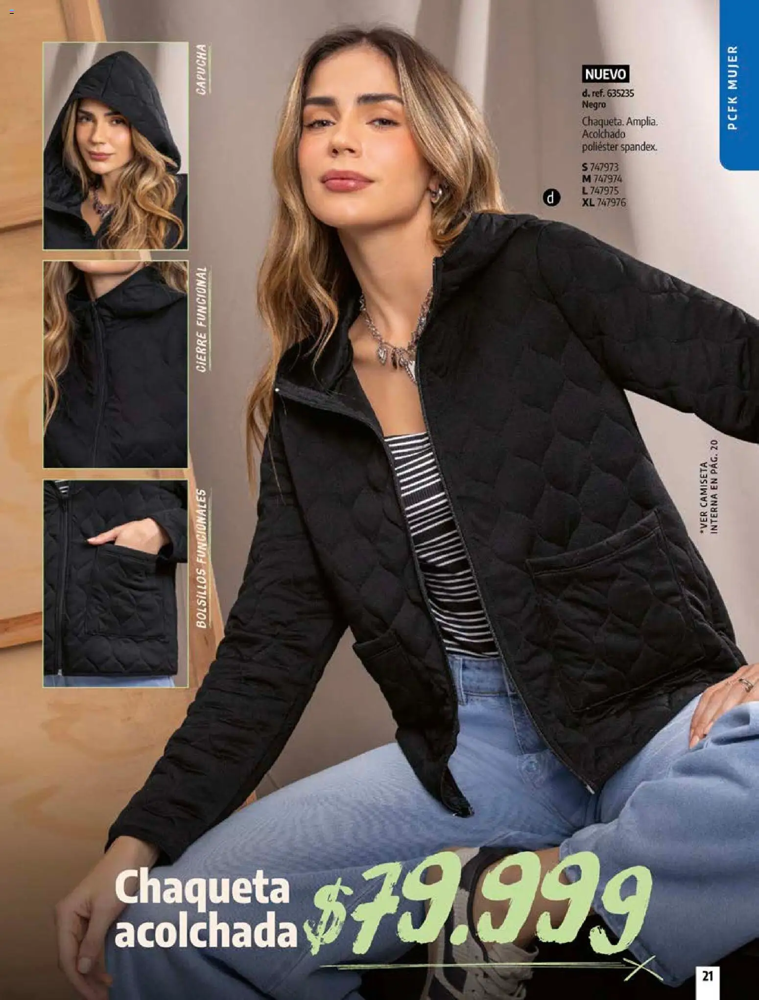 Pacifika revista - valida desde el 12/07/2026 | Página: 21 | Productos: Bolsillos, Camiseta, Chaqueta