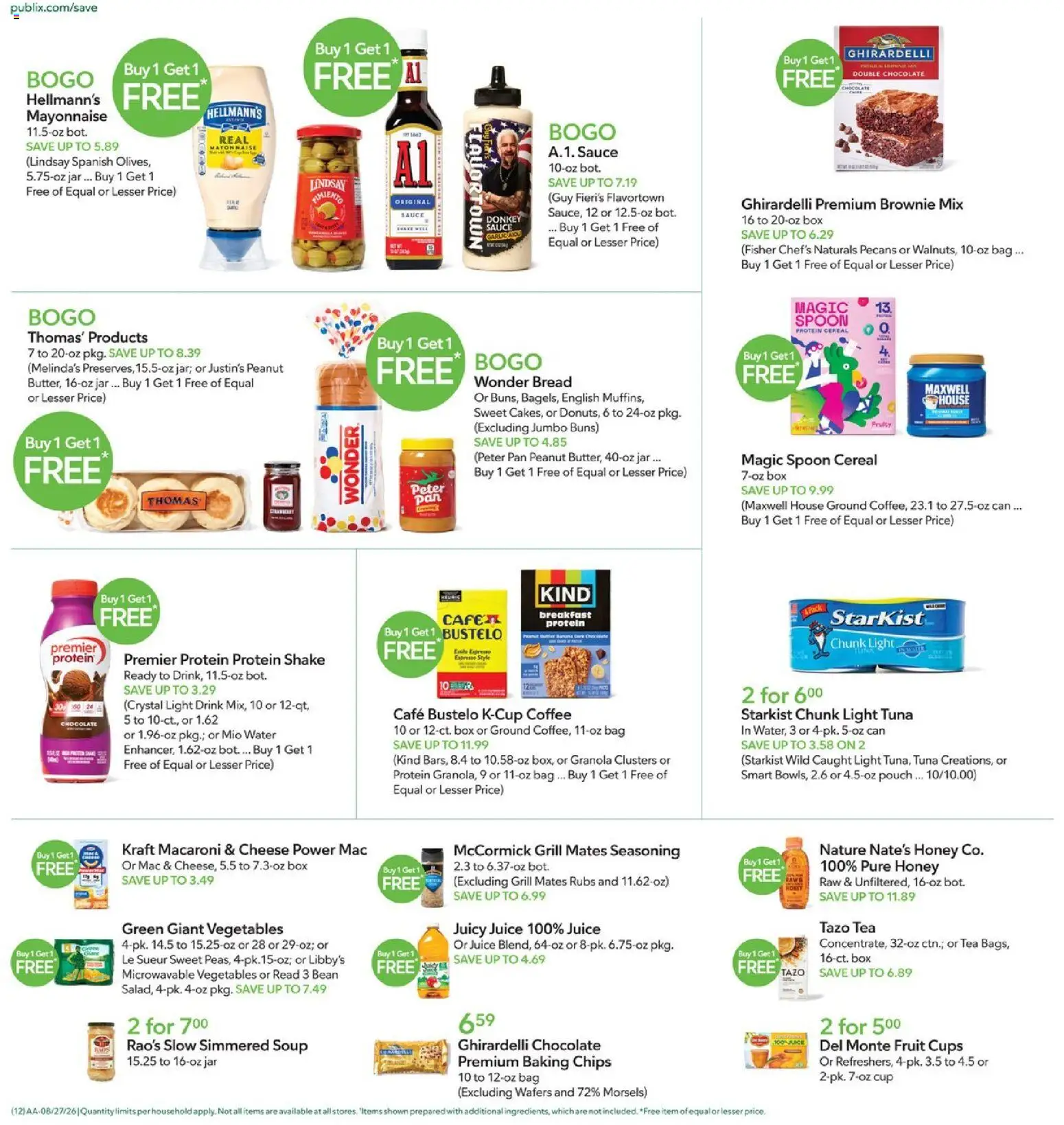Publix Weekly Ad - valid from 08/26/2026 | Page: 12
