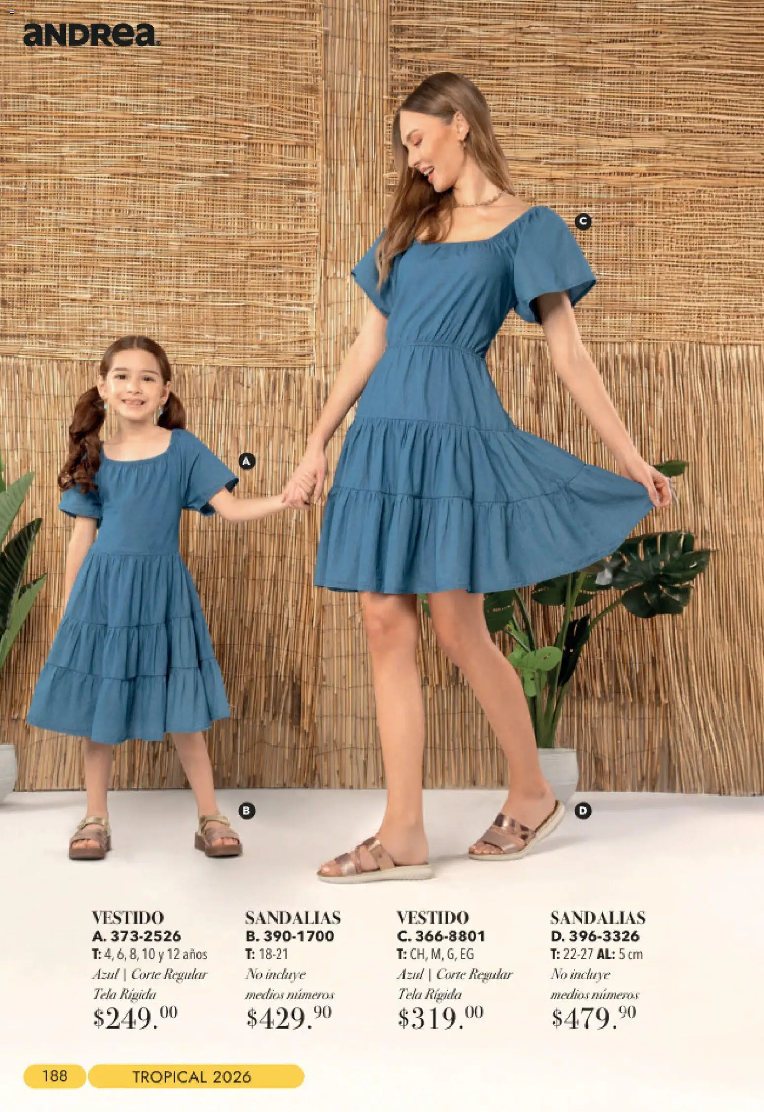 Nuevas ofertas de Andrea válidas en toda la República Mexicana desde el 23/08/2026. ¡Encuentra las mejores ofertas en Andrea catálogo Tropical! | Página: 188