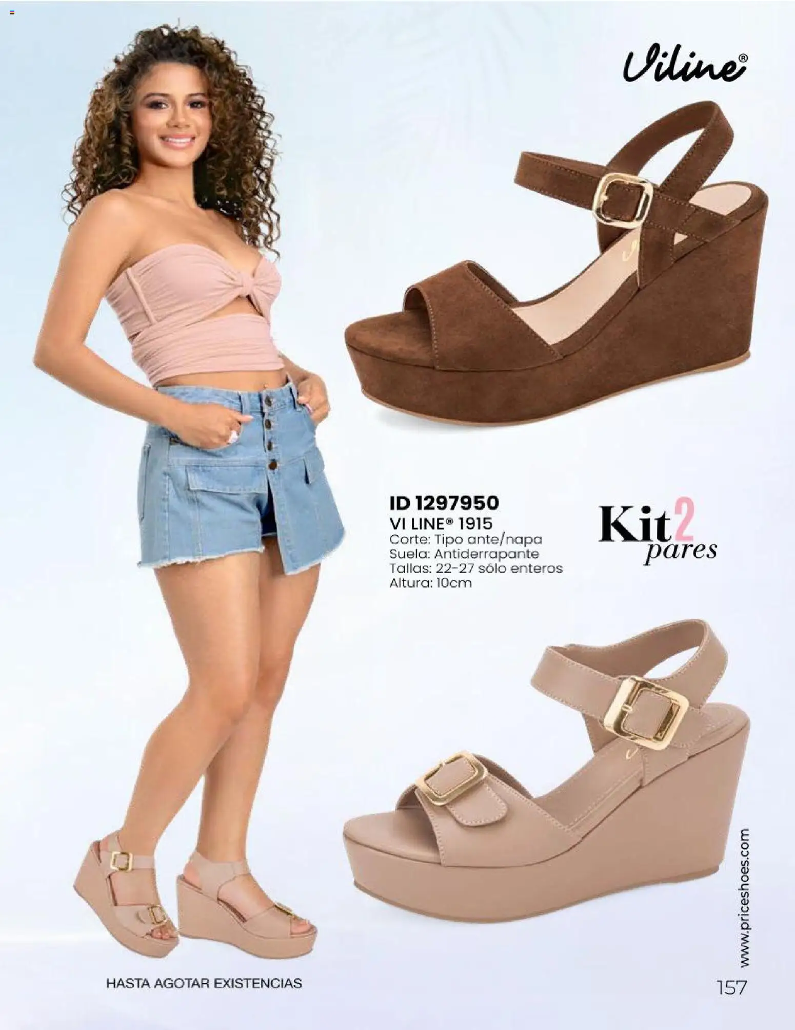 Nuevas ofertas de Price Shoes válidas en toda la República Mexicana desde el 23/06/2026. ¡Encuentra las mejores ofertas en Price Shoes catálogo Sandalias 2026! | Página: 157