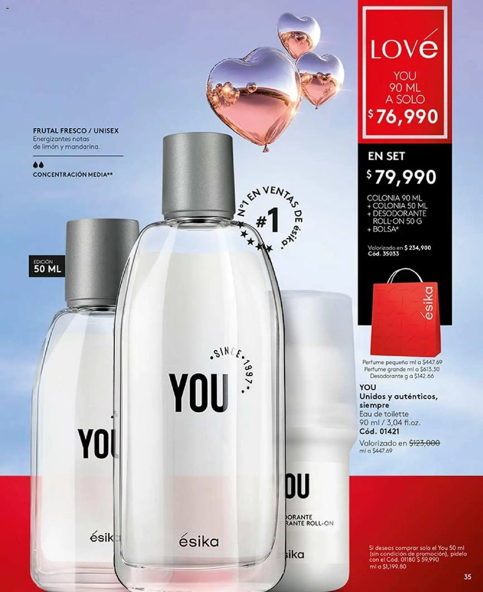 Ésika revista - valida desde el 28/08/2026 | Página: 35 | Productos: Limón, Perfume, Eau de toilette, Desodorante