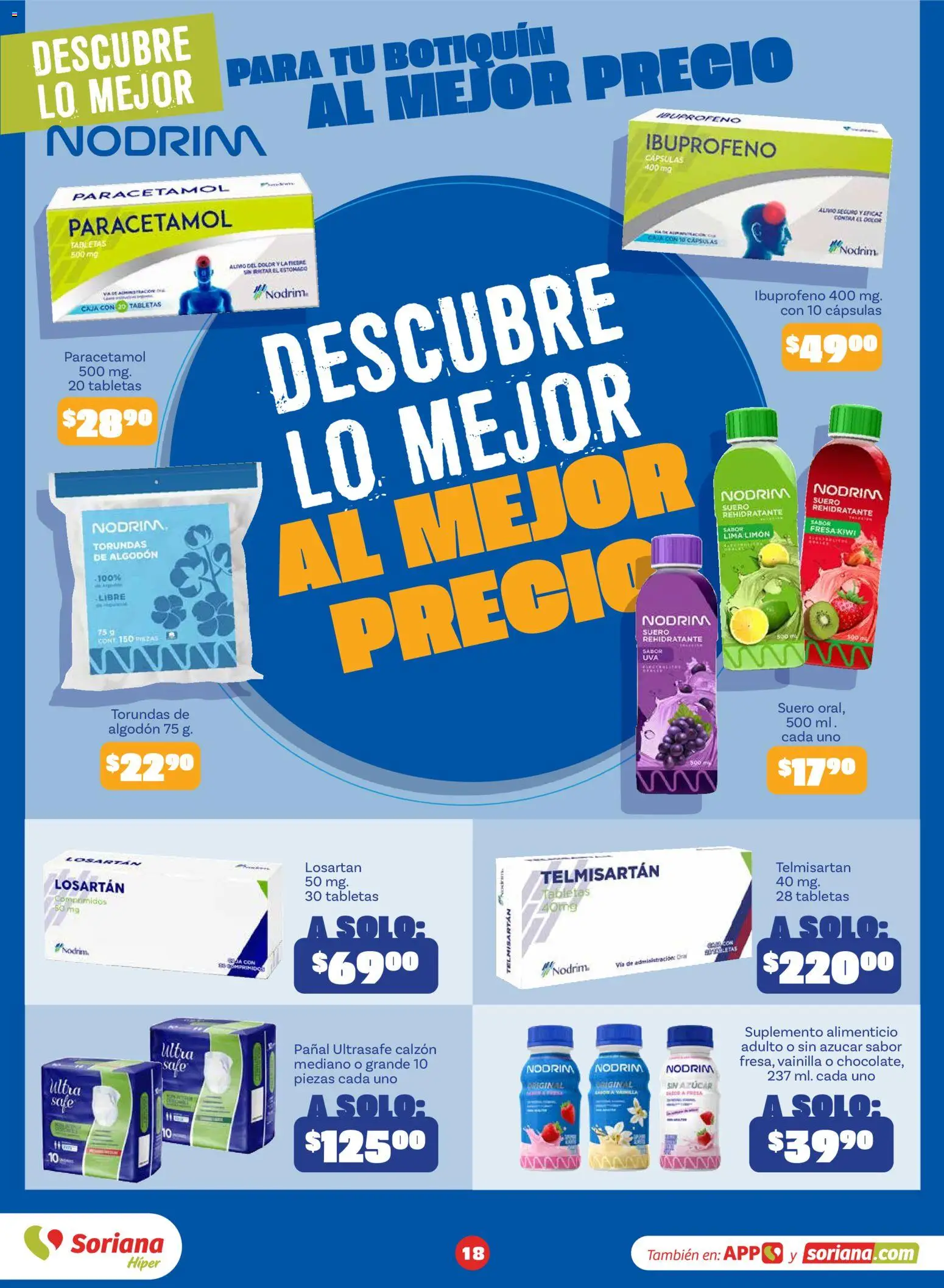Nuevas ofertas de Soriana válidas en toda la República Mexicana desde el 18/09/2026. ¡Encuentra las mejores ofertas en Soriana Descubre lo mejor al mejor precio Híper Nacional! | Página: 18