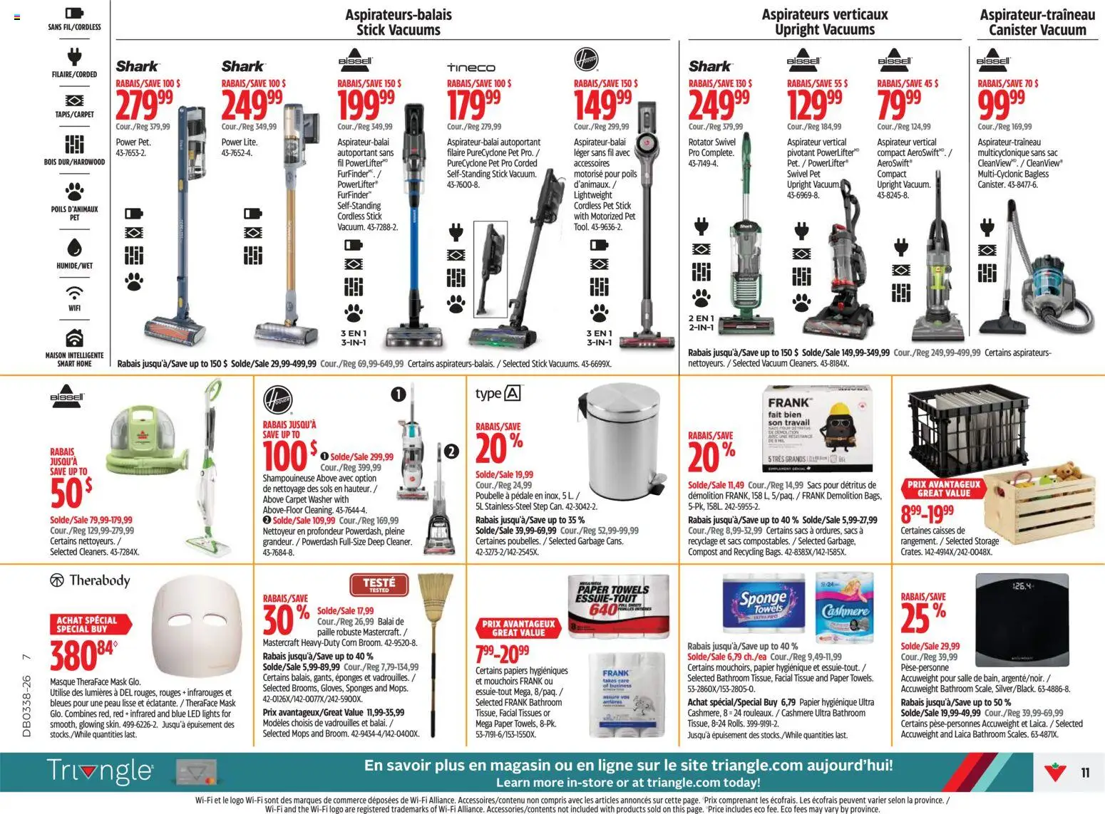 Canadian Tire flyer valid from Sep 17, 2026 | Page: 11 | Products: Sponge, Corn, Mask, Sponges