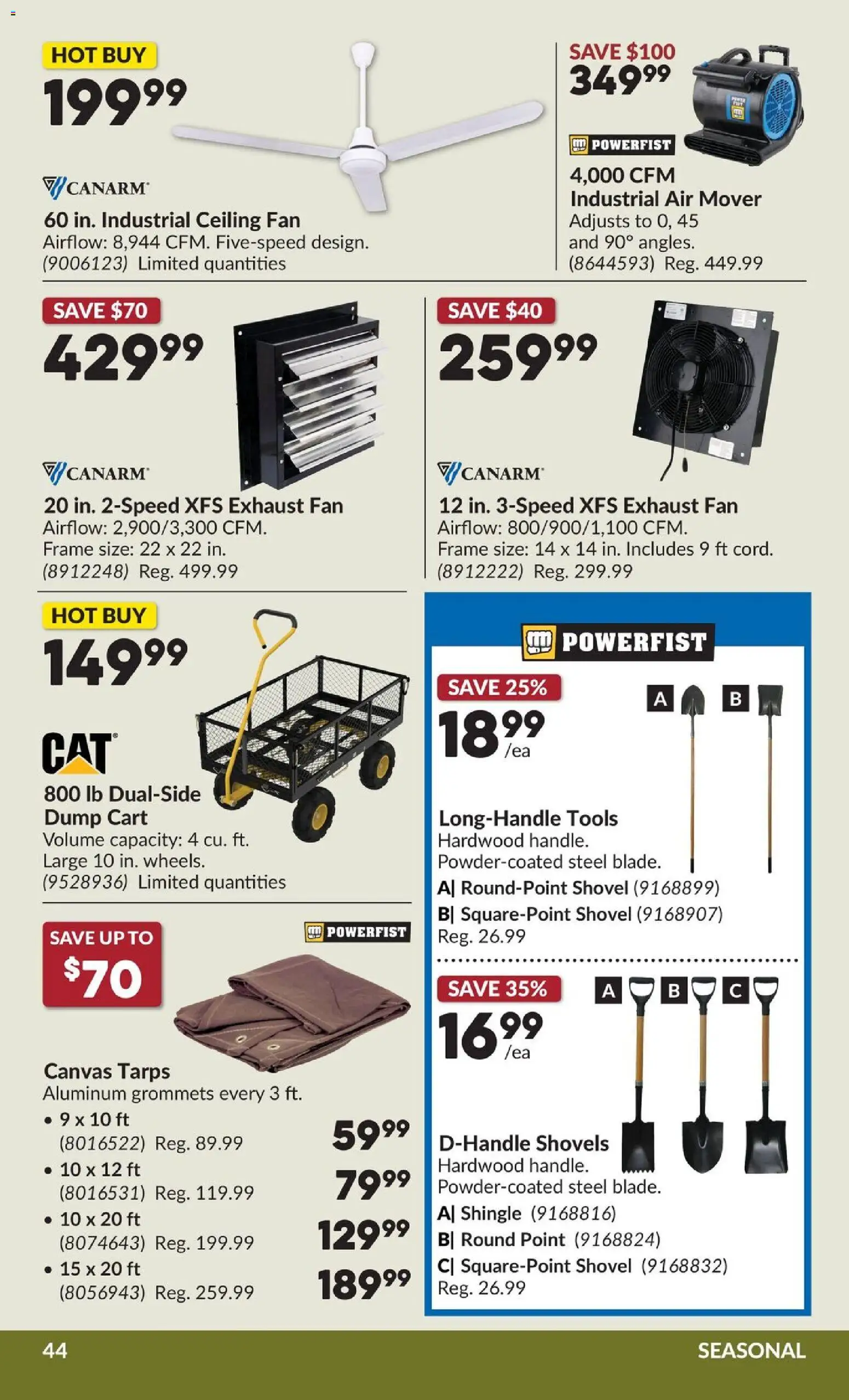 Princess Auto flyer valid from Jul 14, 2026 | Page: 57 | Products: Fan