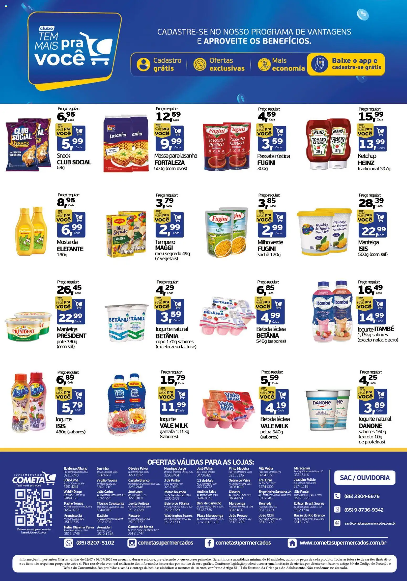 Cometa Supermercados Folheto - válido de 02/07/2026 | Página: 2