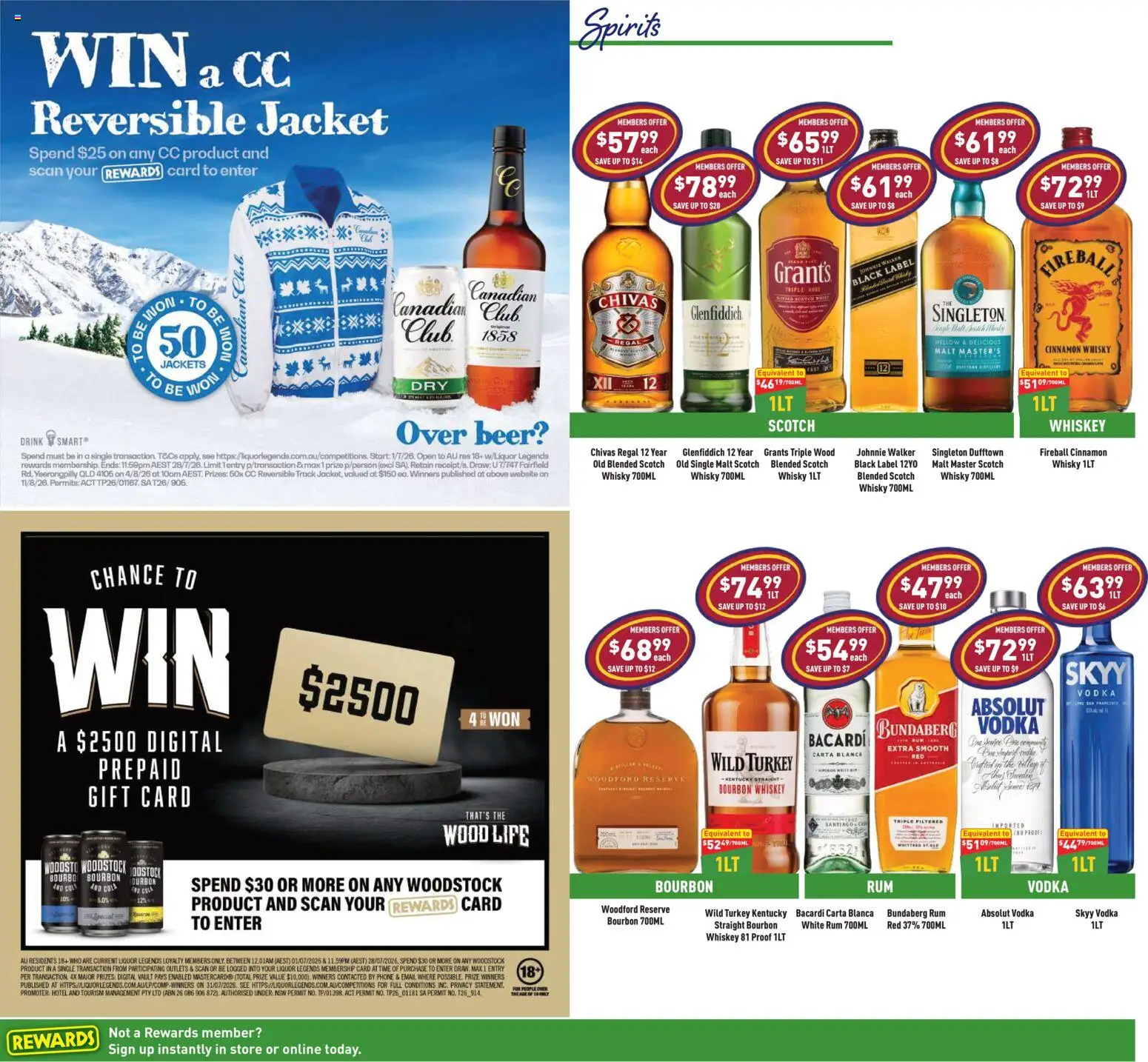 Liquor Legends catalogue - valid from 01/07/2026 | Page: 4 | Products: Bourbon, Rum, Turkey, Digital