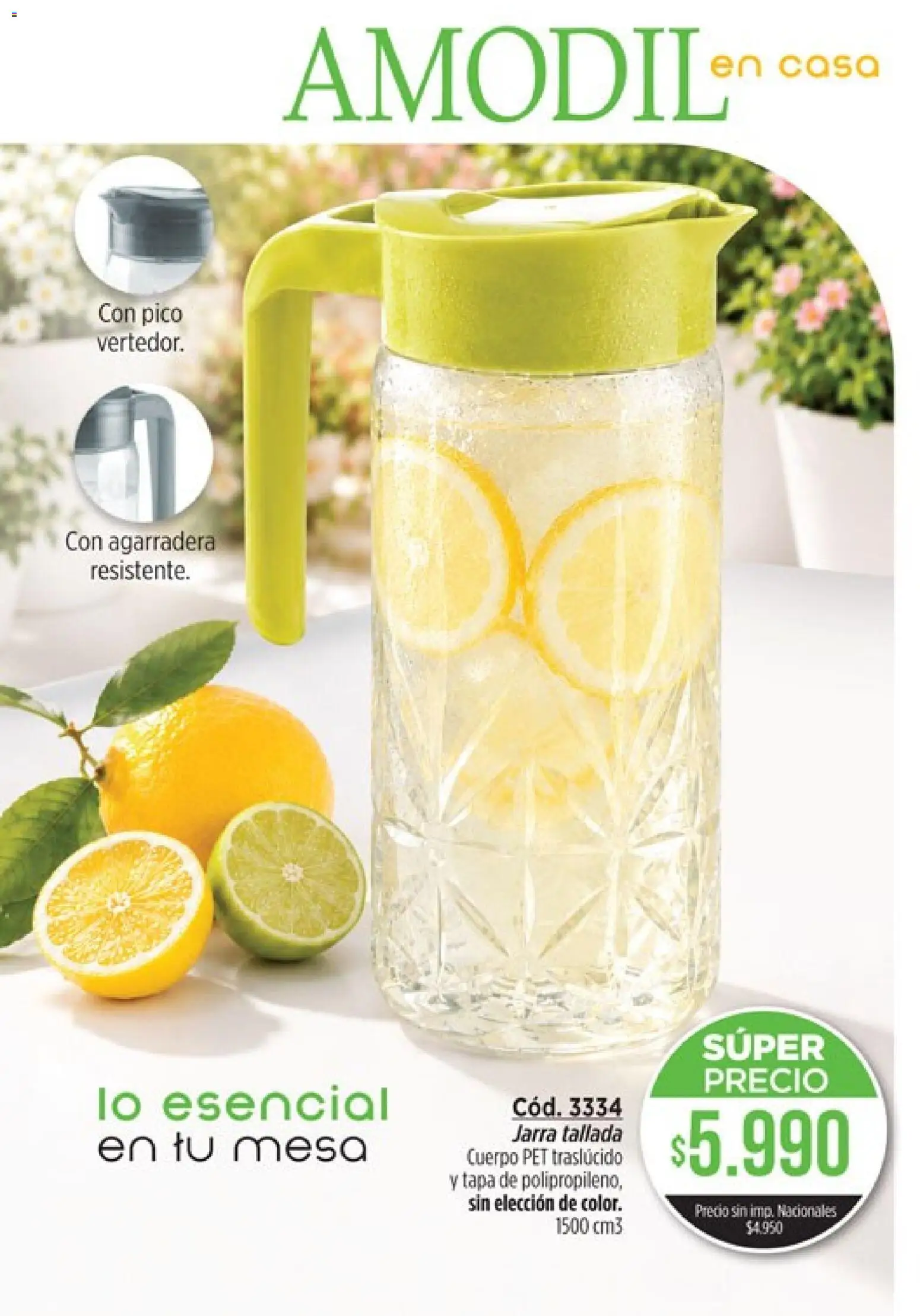 Catálogo Amodil Campaña 16 │ válido desde el 19/09/2026 | Página: 103 | Productos: Pico, Mesa, Jarra