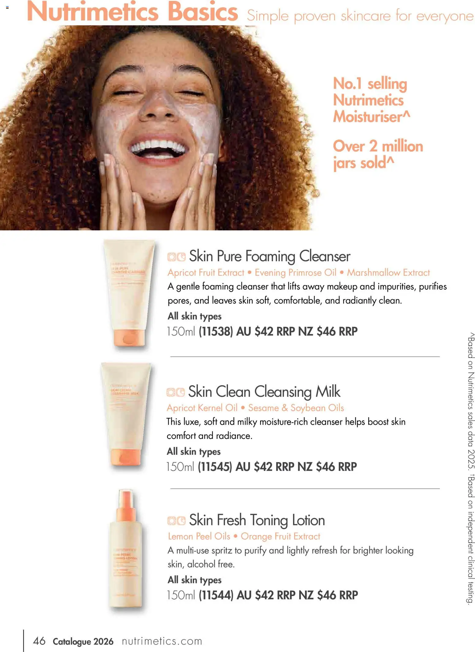 Nutrimetics catalogue - valid from 01/01/2026 | Page: 46 | Products: Sesame, Peel, Makeup, Fruit